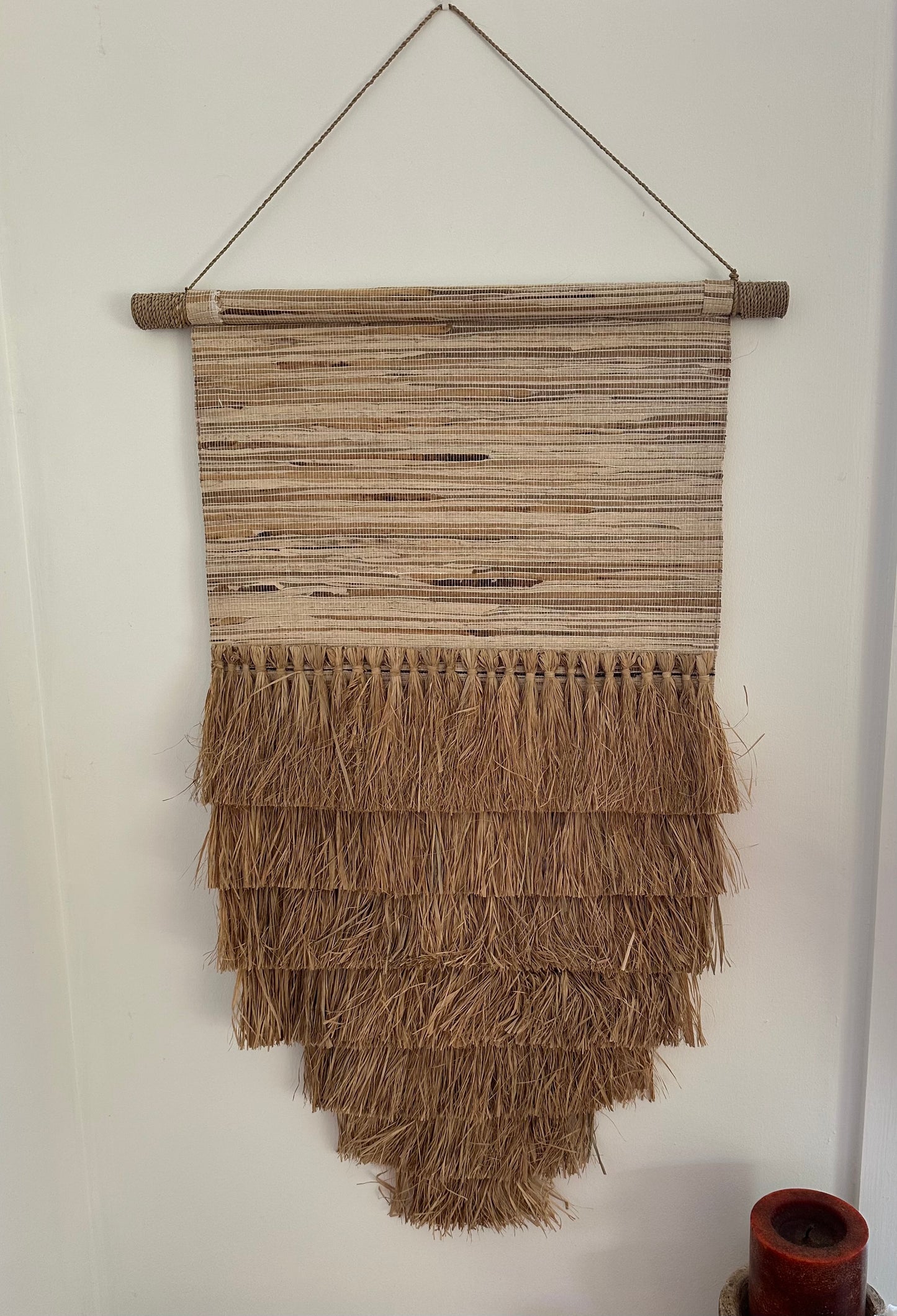 Tiara Natural Boho Wall Hanging | Fringe | MEDIUM | ONLY 1 LEFT
