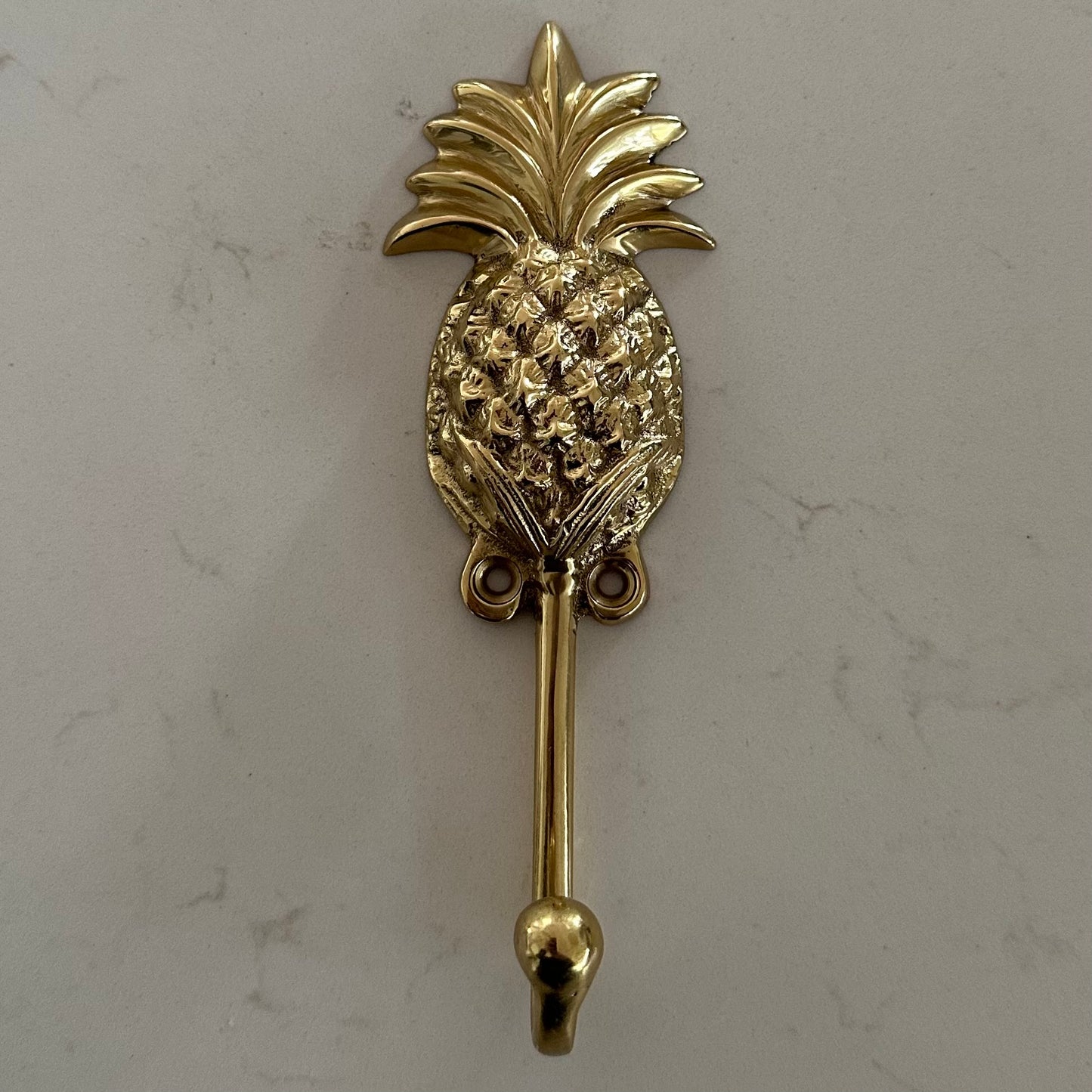 Classic Brass Wall Hook | Pineapple | GOLD