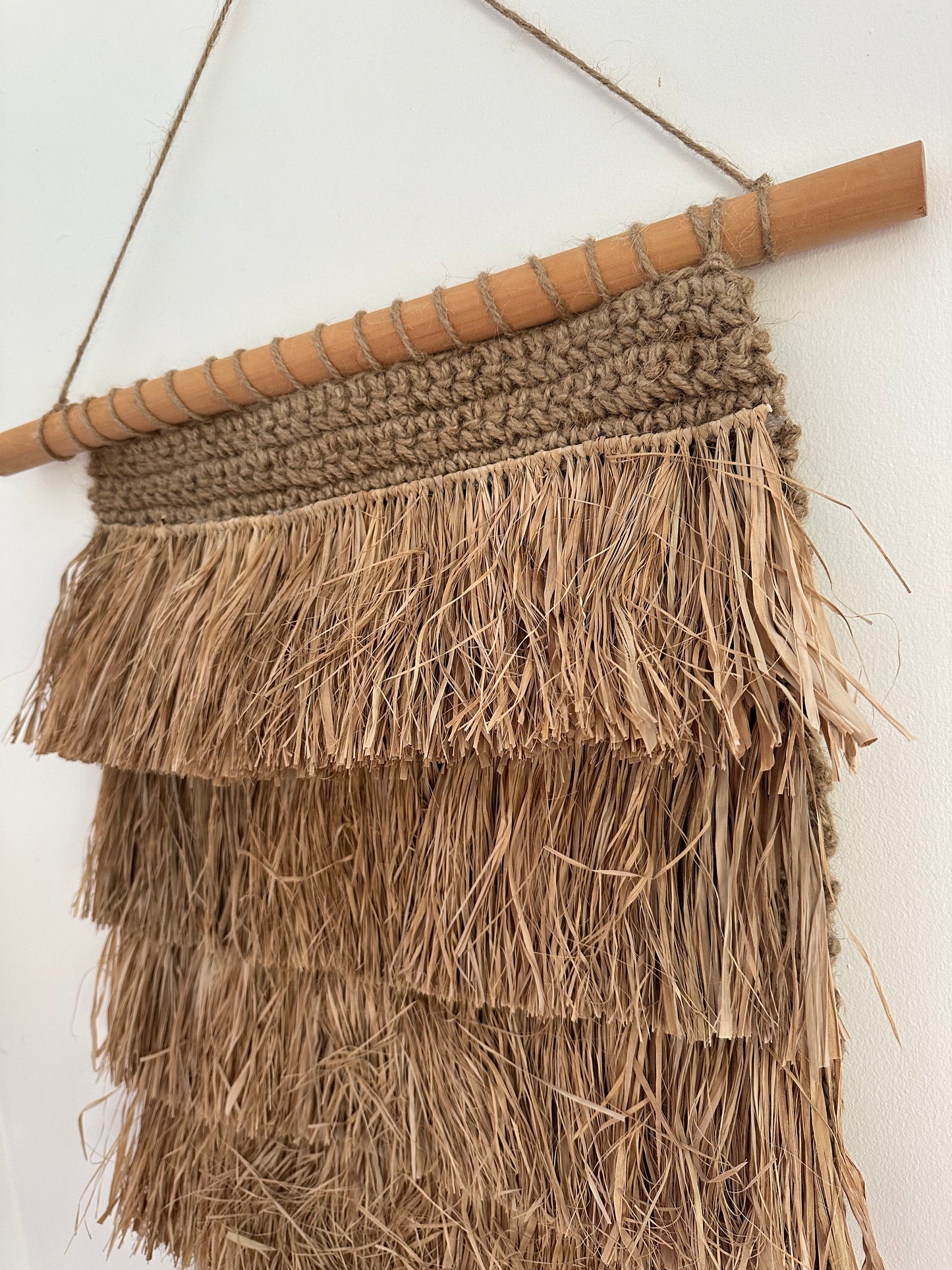 Ubud Natural Boho Wall Hanging | Fringe