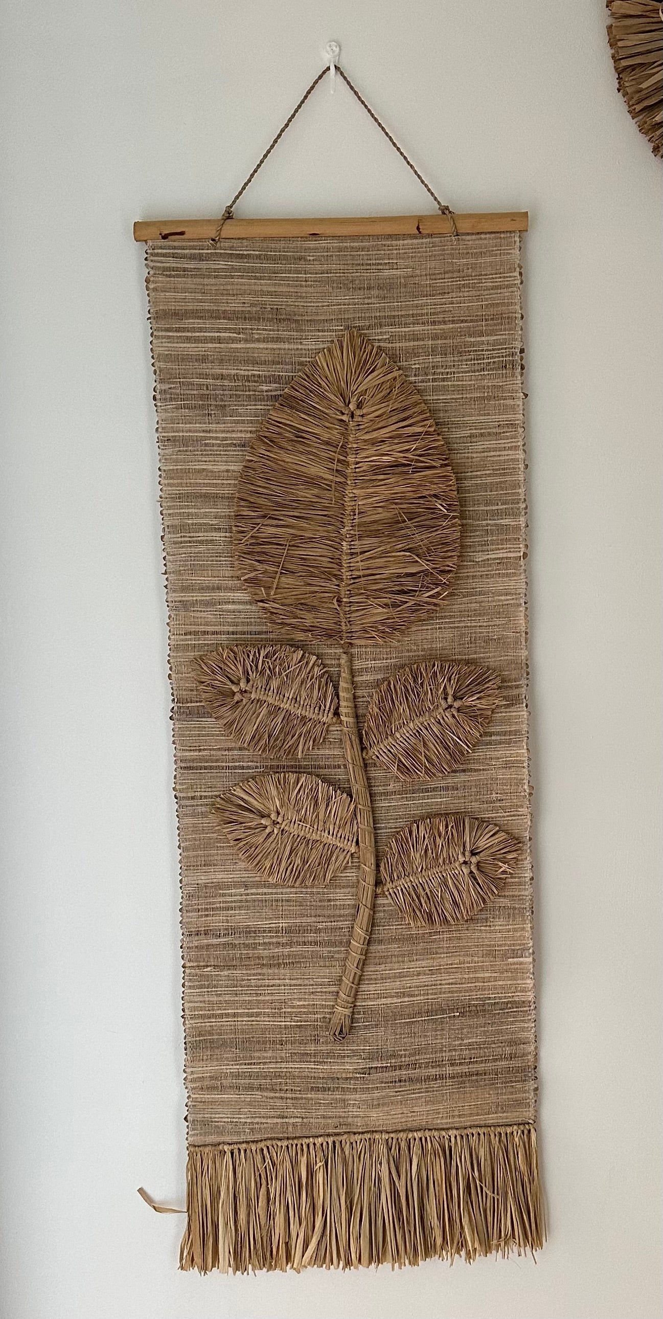 Boho Wall Decor | LEAF | Fringe