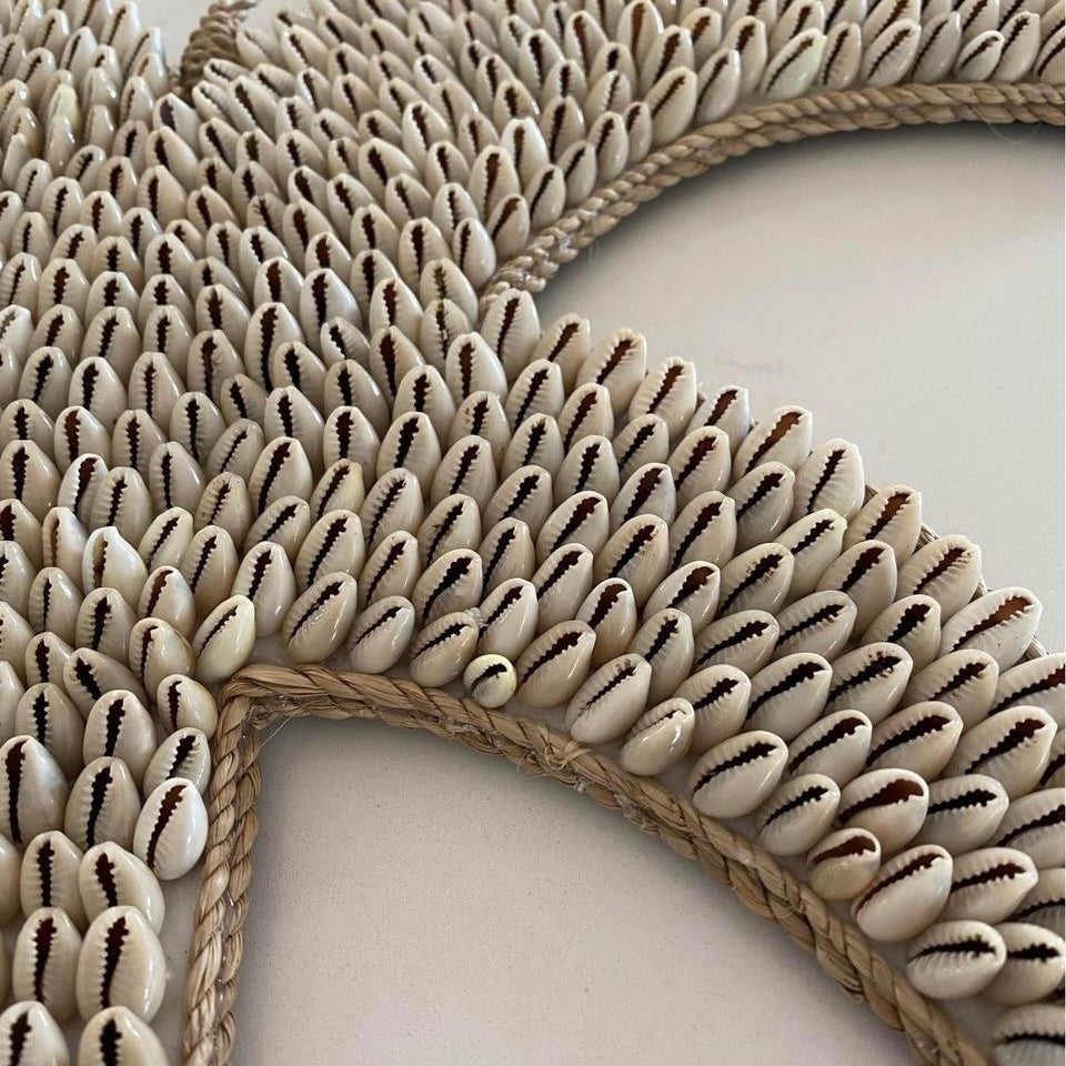 BoHo Shell Palm Tree Wall Hanging | Cowrie