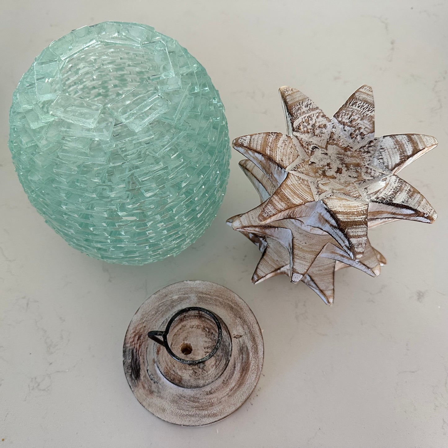 Maui Glass Pineapple | Decor | Tea Light Holder | 5 sizes