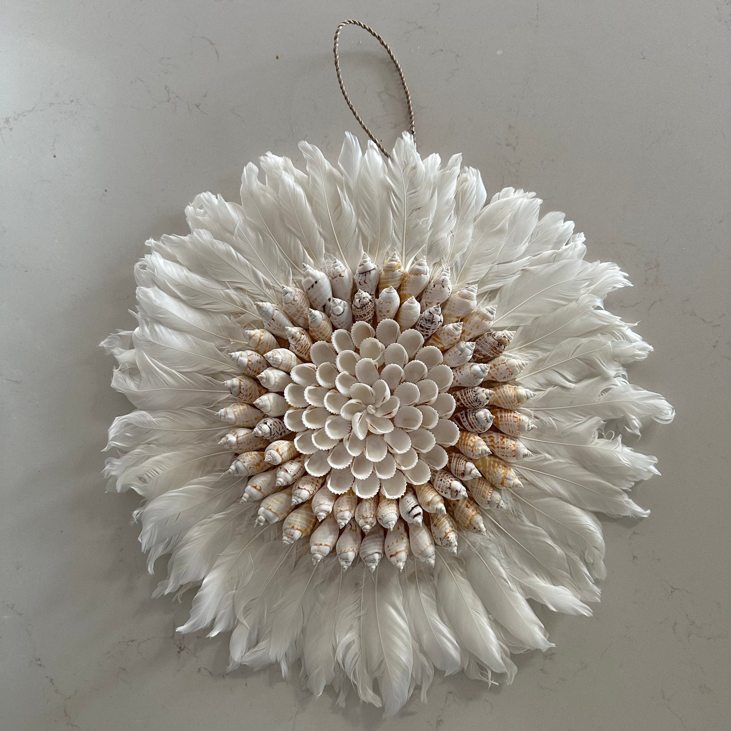 Isla Boho Juju Hanging/Tassel White | Shells | 40cm | SOLD OUT