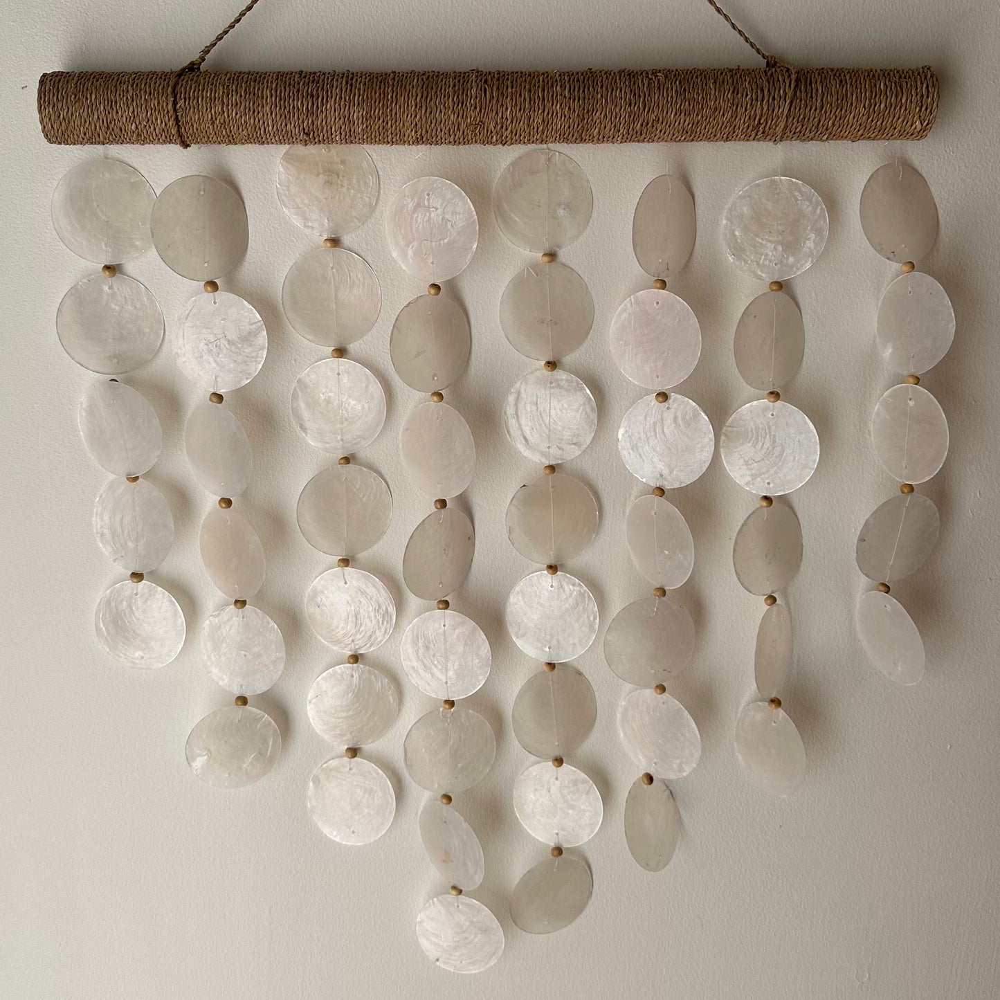 Coastal Shell and Beads Wind Chimes | Hanging | RE-STOCKED