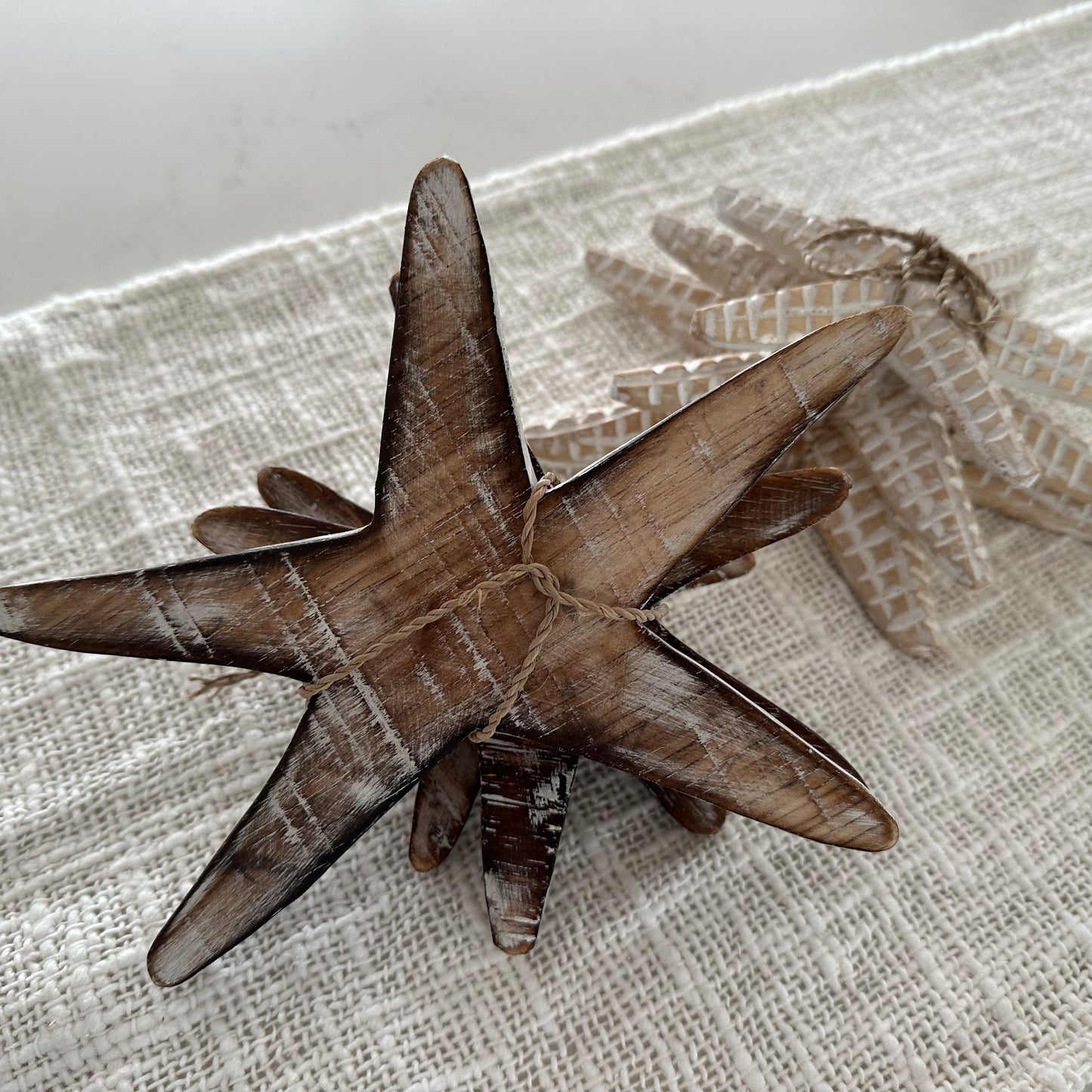 Coastal Starfish Wooden (set of 3) | Brown only