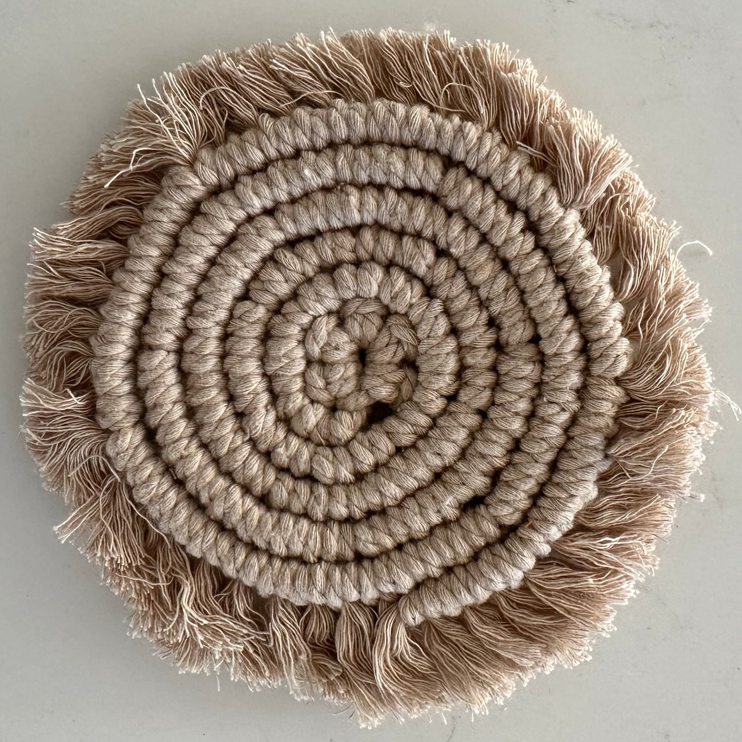 Cotton Macrame Drink Coaster | Various