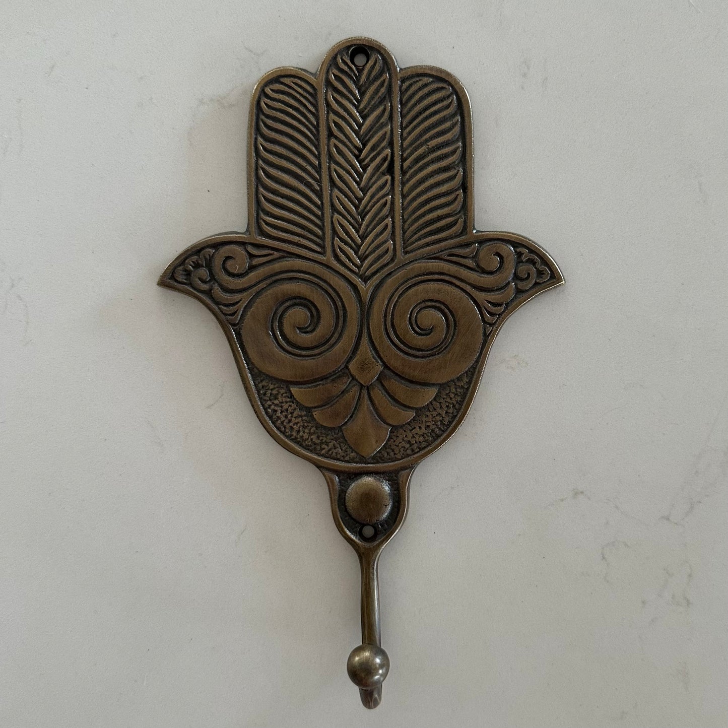 Boho Hamsa Brass Wall Hook | 4 Styles
