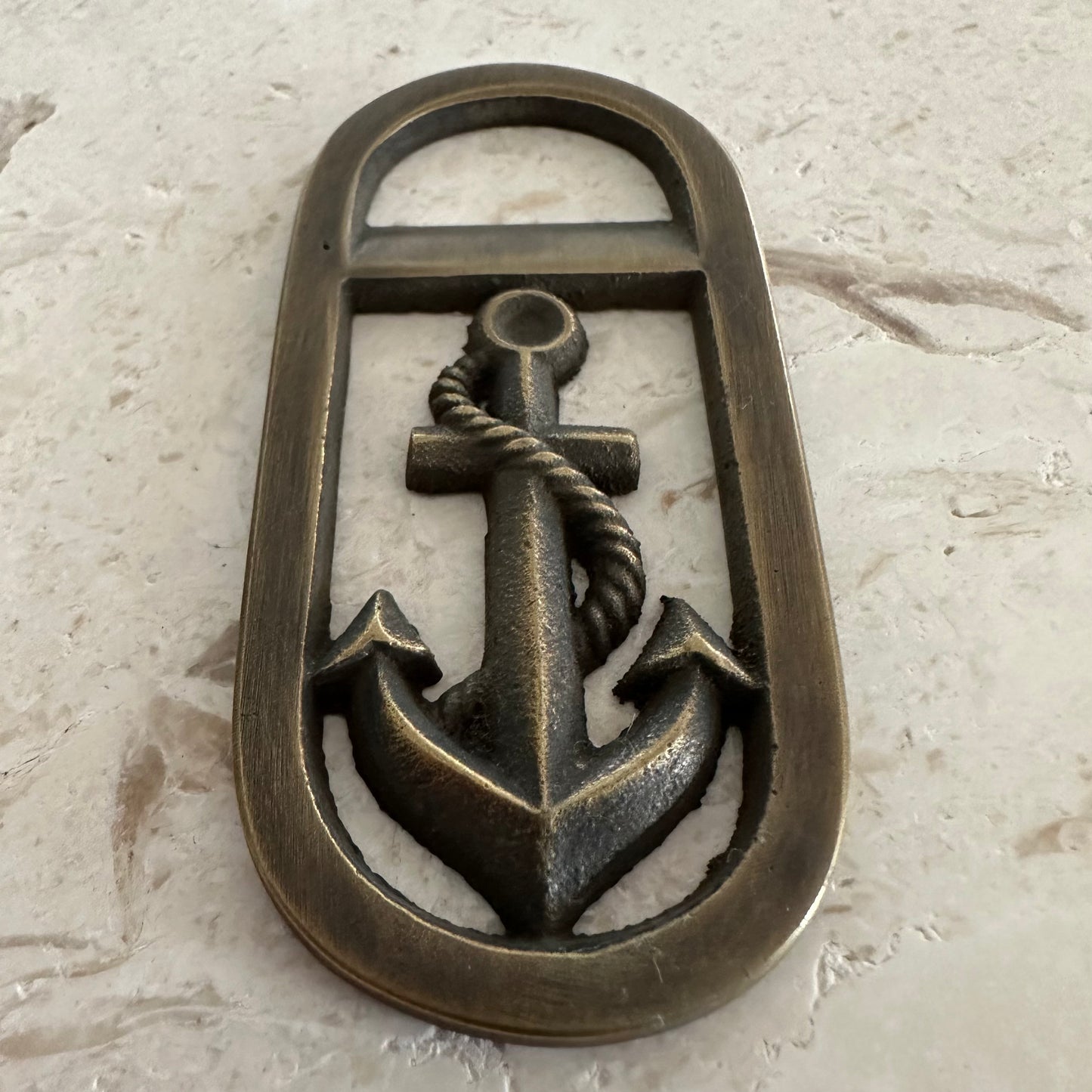 Brass Coastal Bottle Opener | Palm Tree/Pineapple/Anchor | Vintage