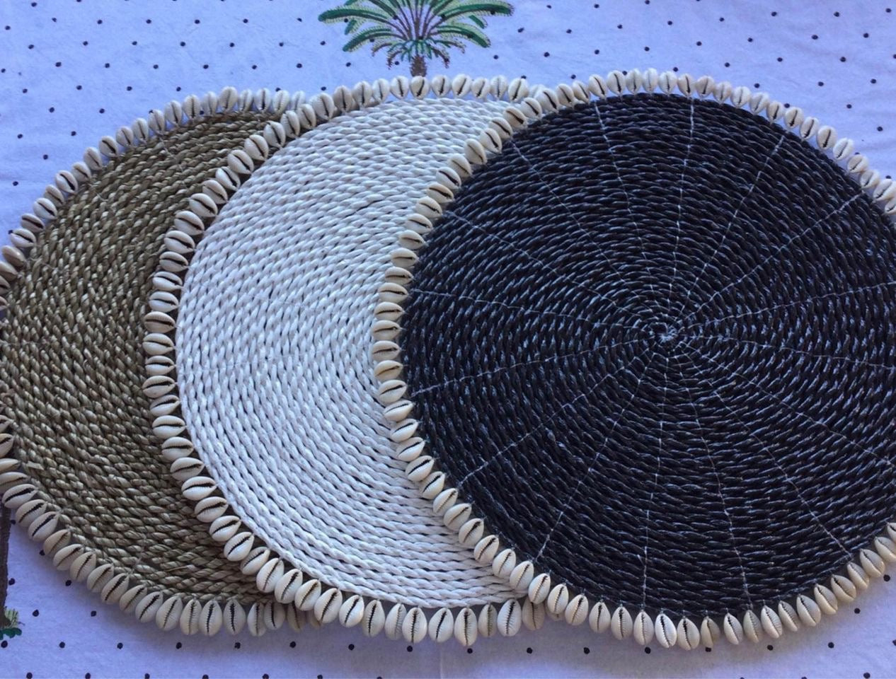 Hand Woven Seagrass Placemats | Coasters