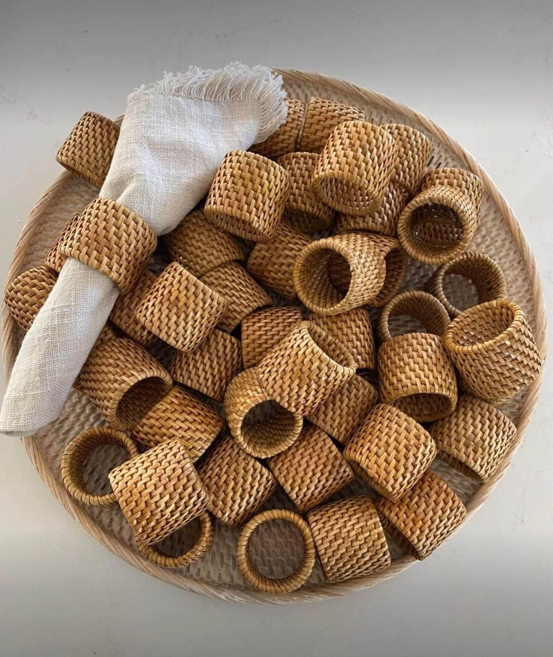 Rattan Napkin Rings
