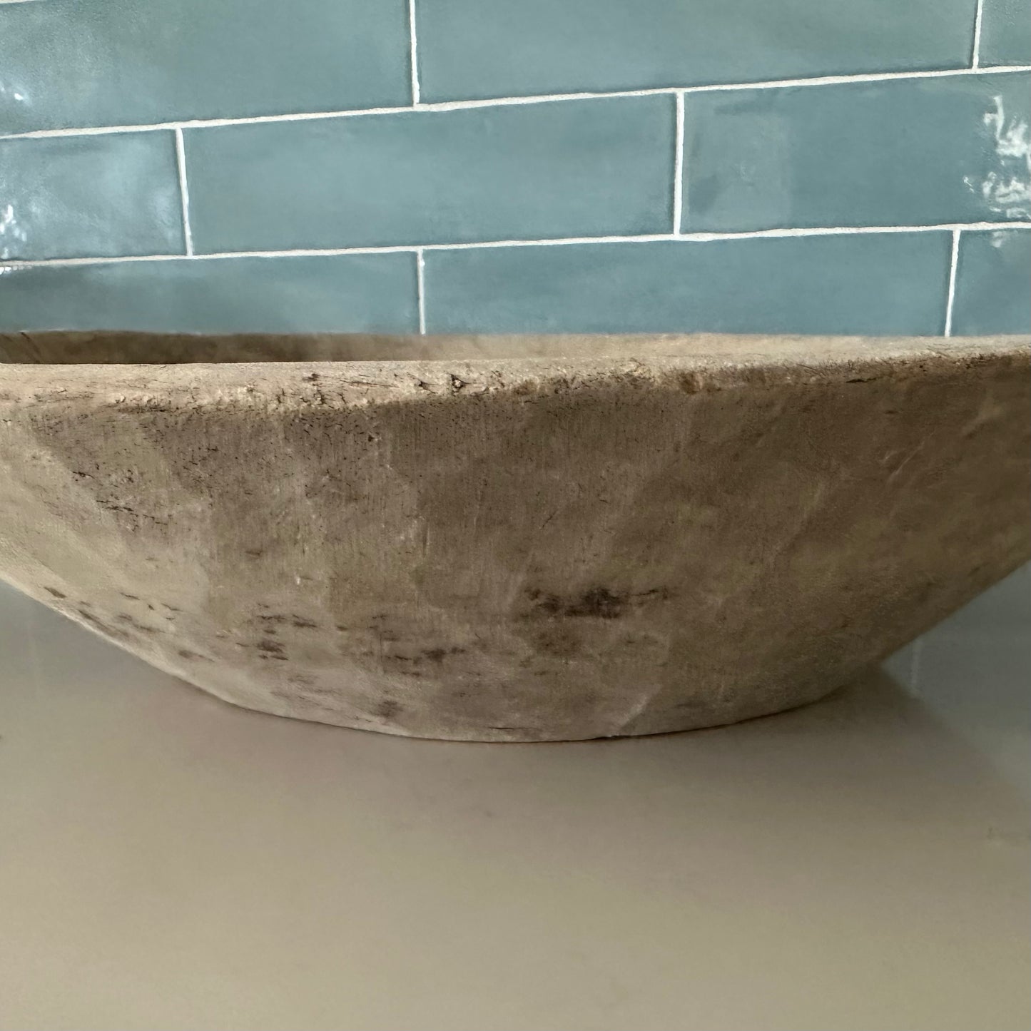 Raw Vintage Indian Parat Plate/Bowl