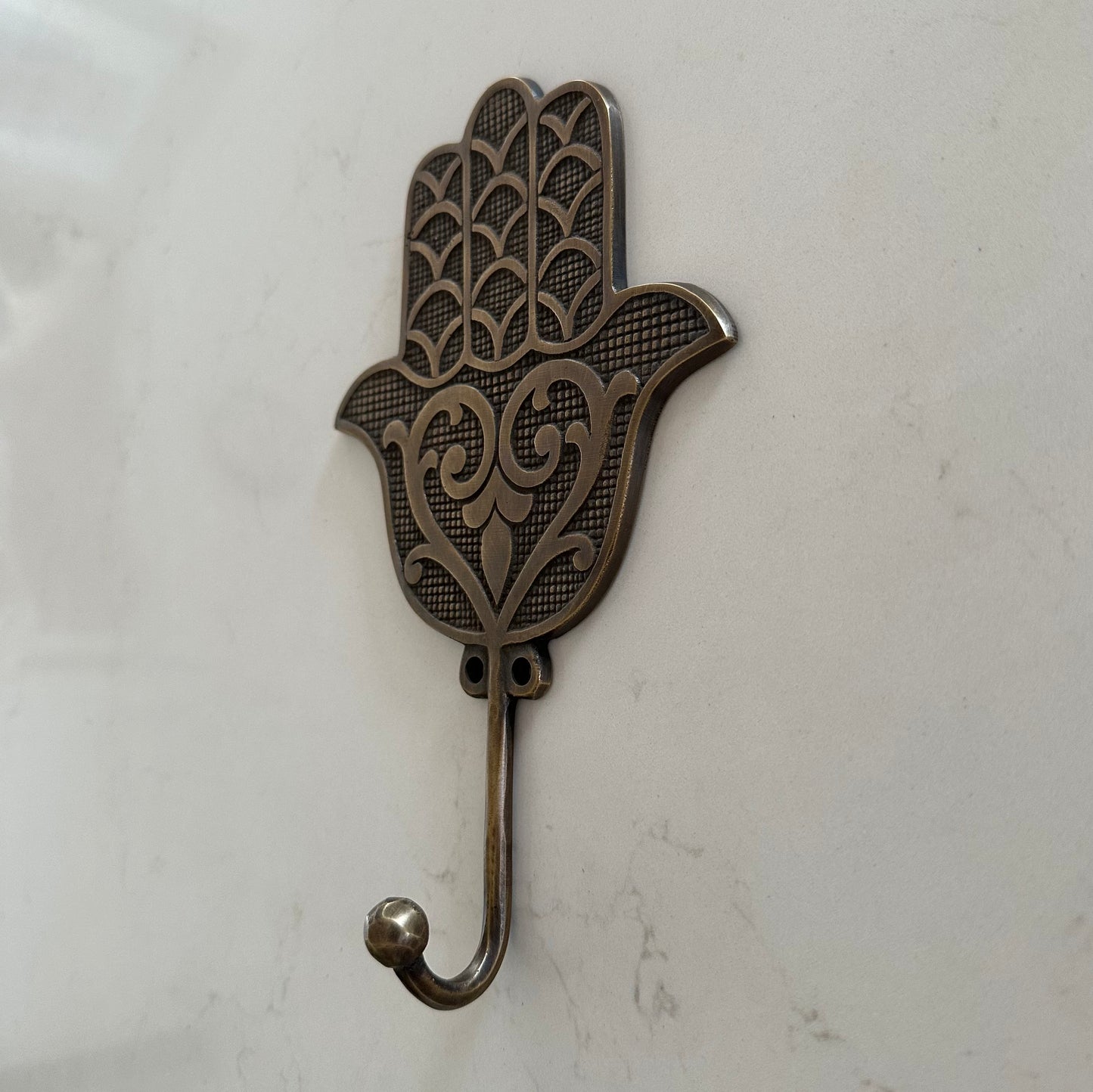 Boho Hamsa Brass Wall Hook | 4 Styles
