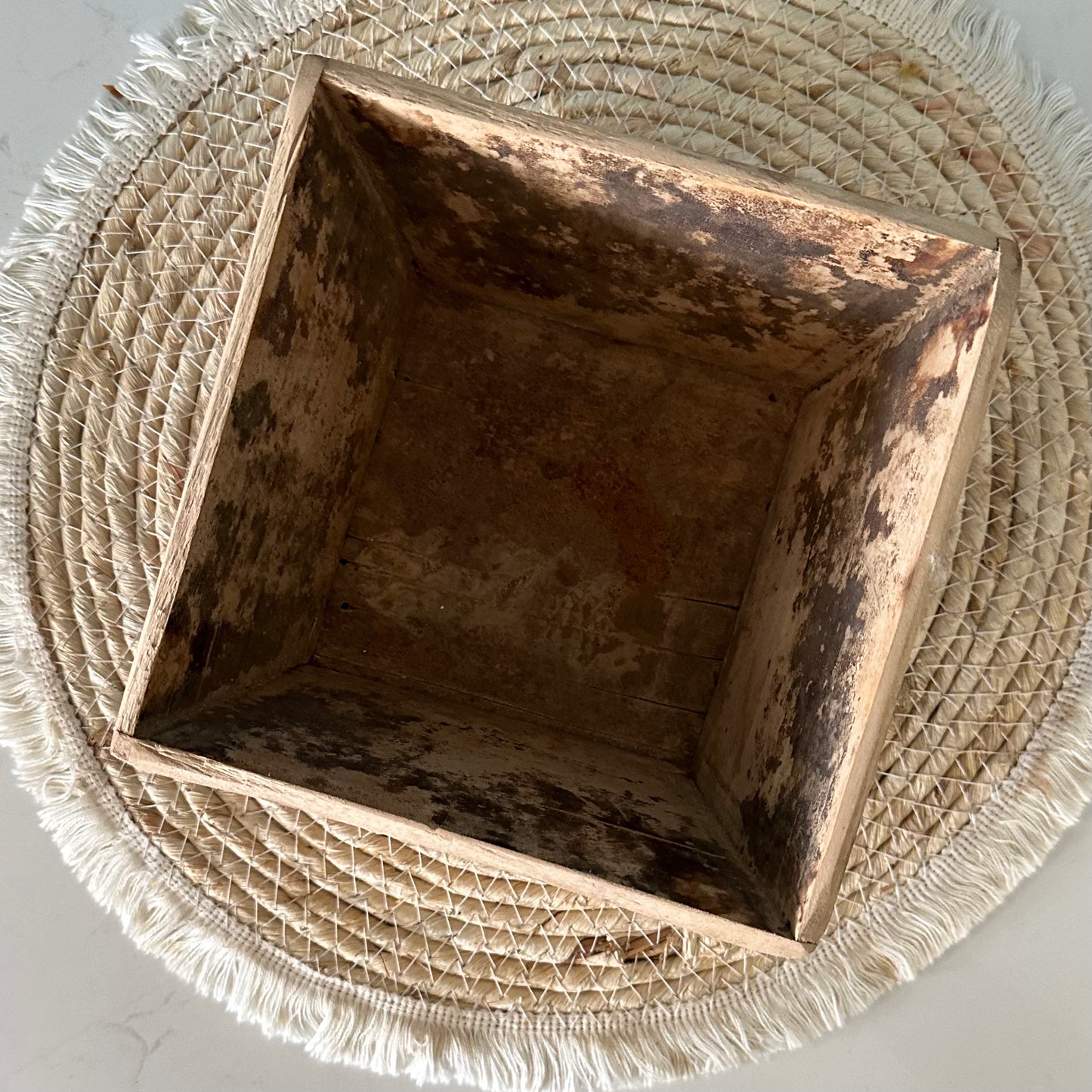 Vintage Timber Rice Measure | Small