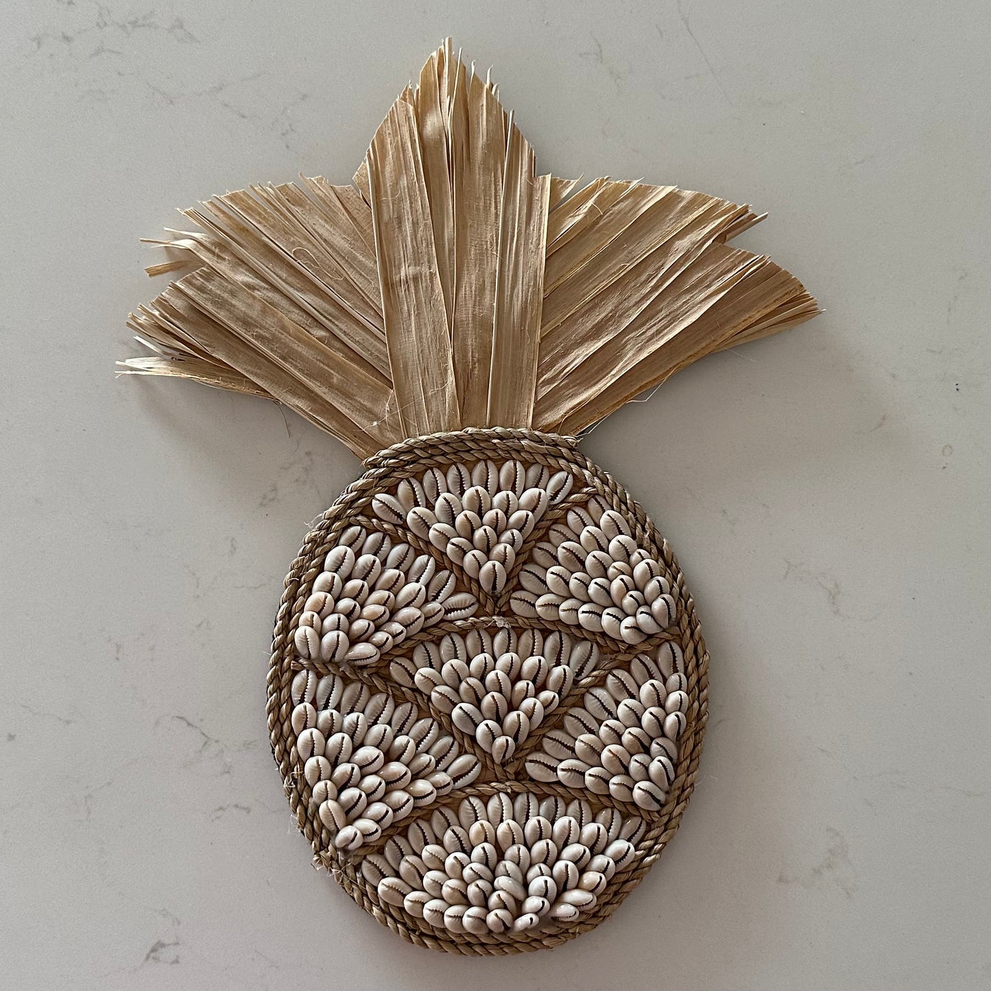 Pineapple Shell Wall Hanging COWRIE