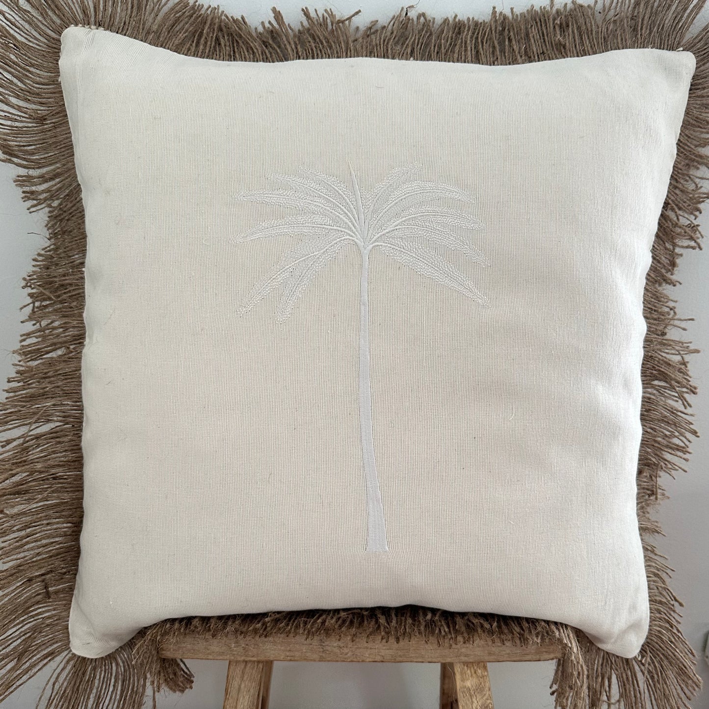 Amalfi Cushion Cover | PALM | 45cm | Only WHITE available