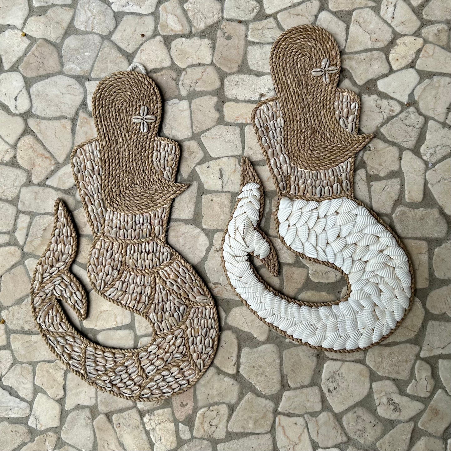 Boho Little Mermaid | Shell | Wall Hanging | 30cm | RE STOCKED