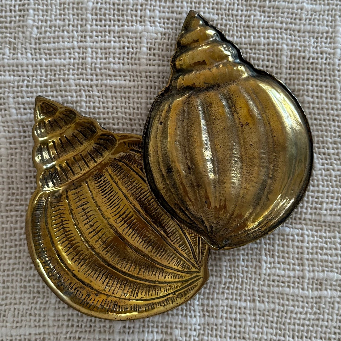 Brass Trinket Tray | CONCH SHELL