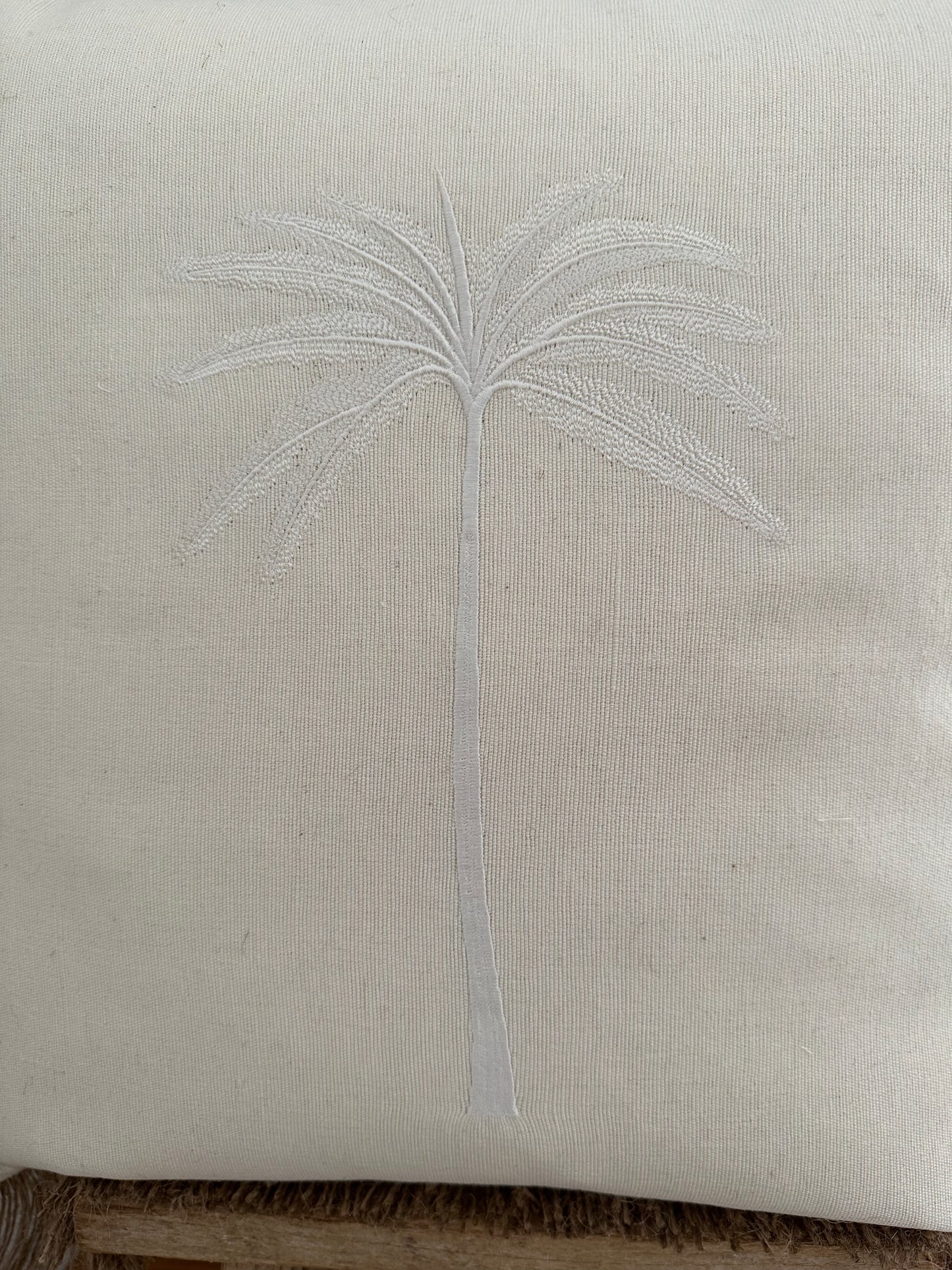 Amalfi Cushion Cover | PALM | 45cm | Only WHITE available