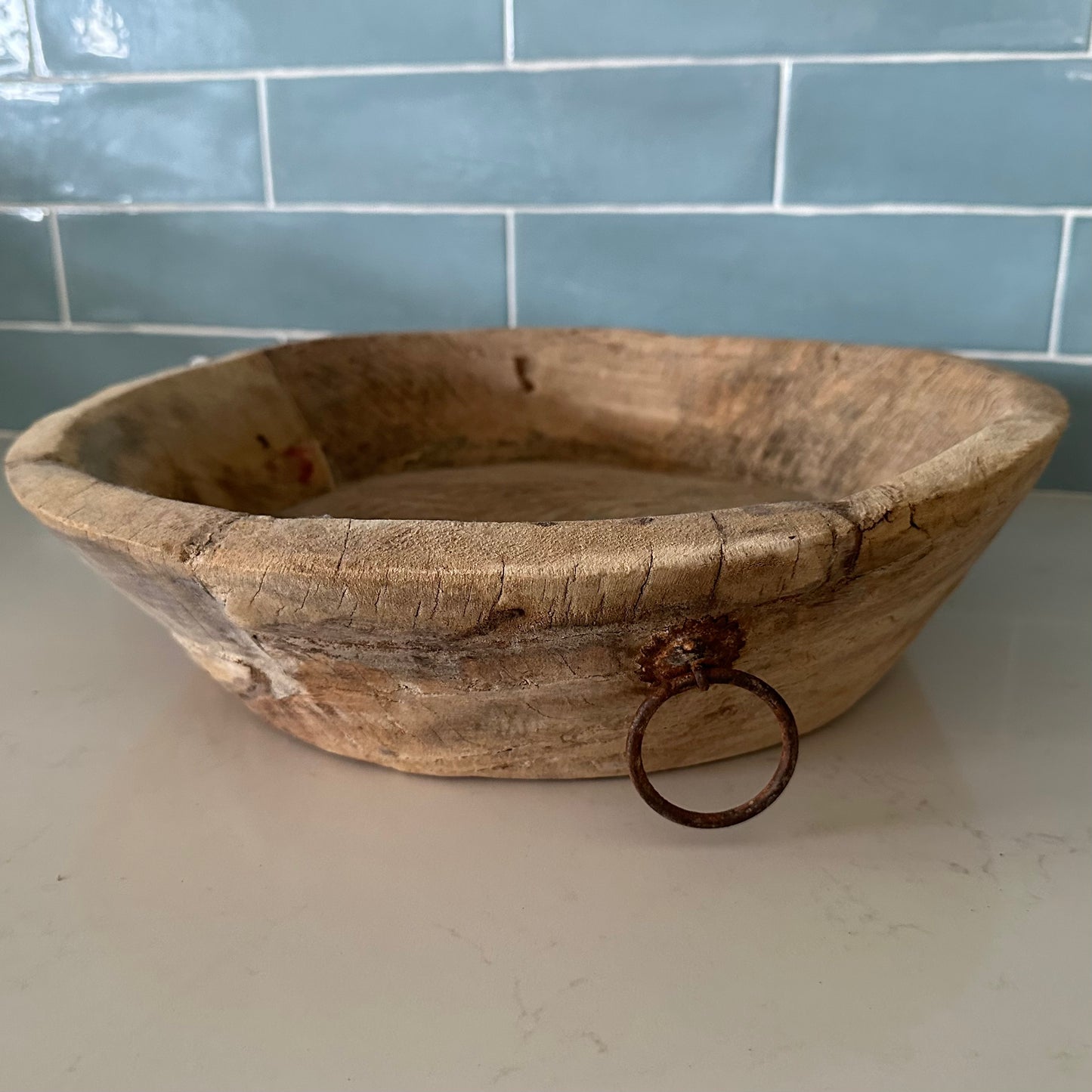Raw Vintage Indian Parat Plate | Style D
