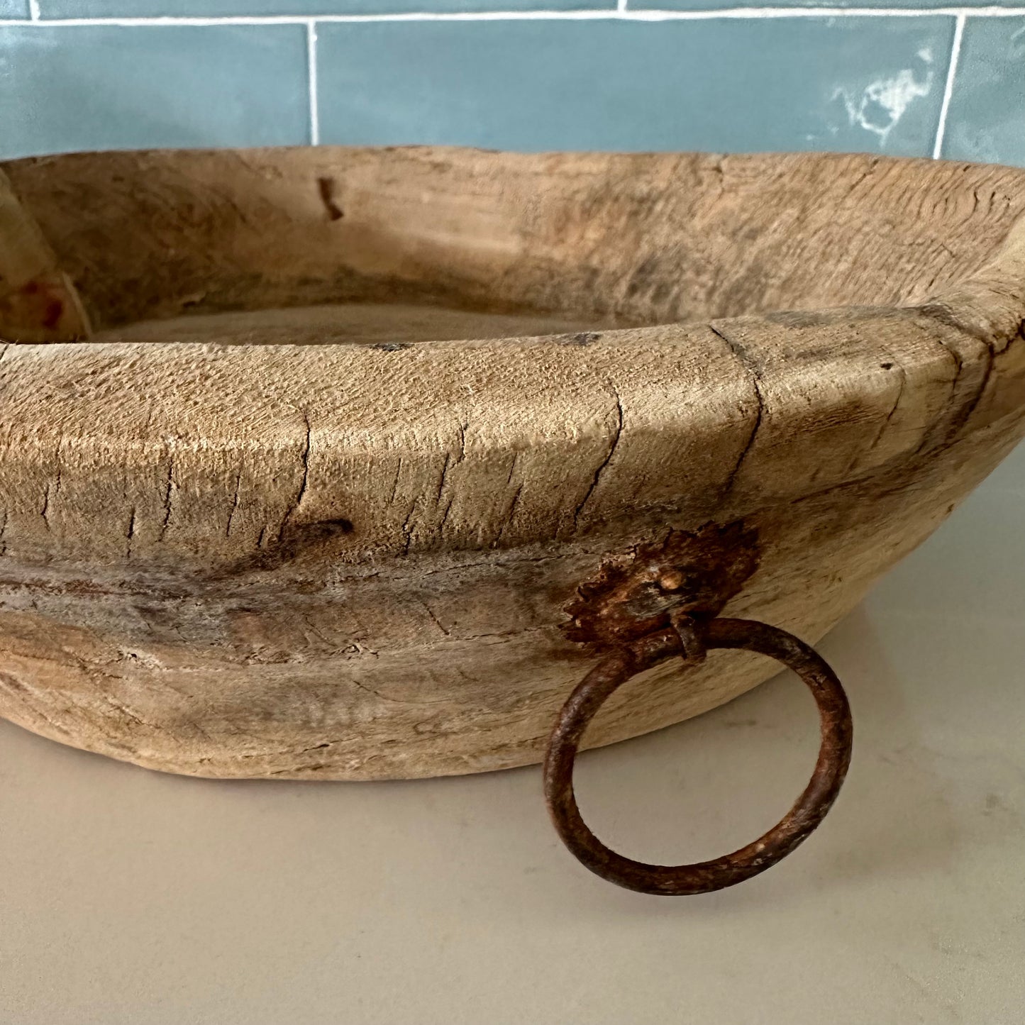 Raw Vintage Indian Parat Plate | Style D