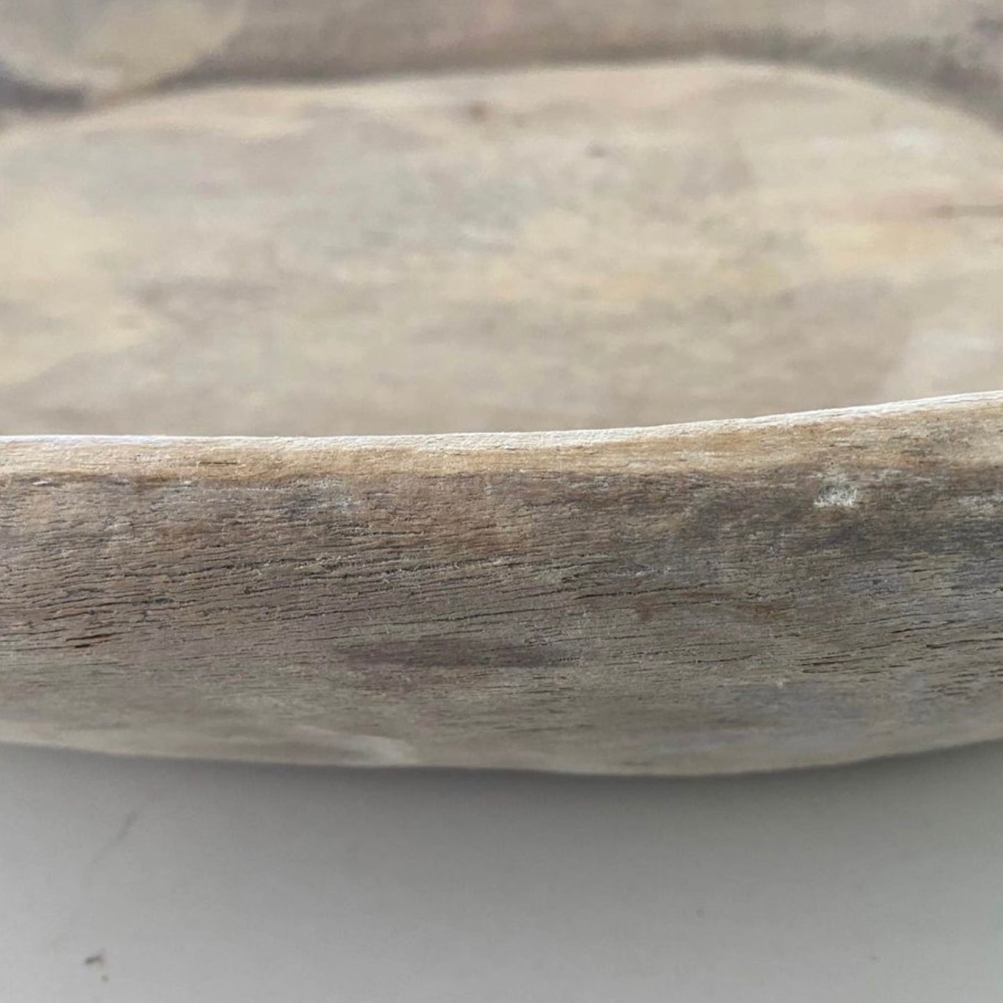 Raw Vintage Bleached Indian Parat/Bread Bowl | Style B