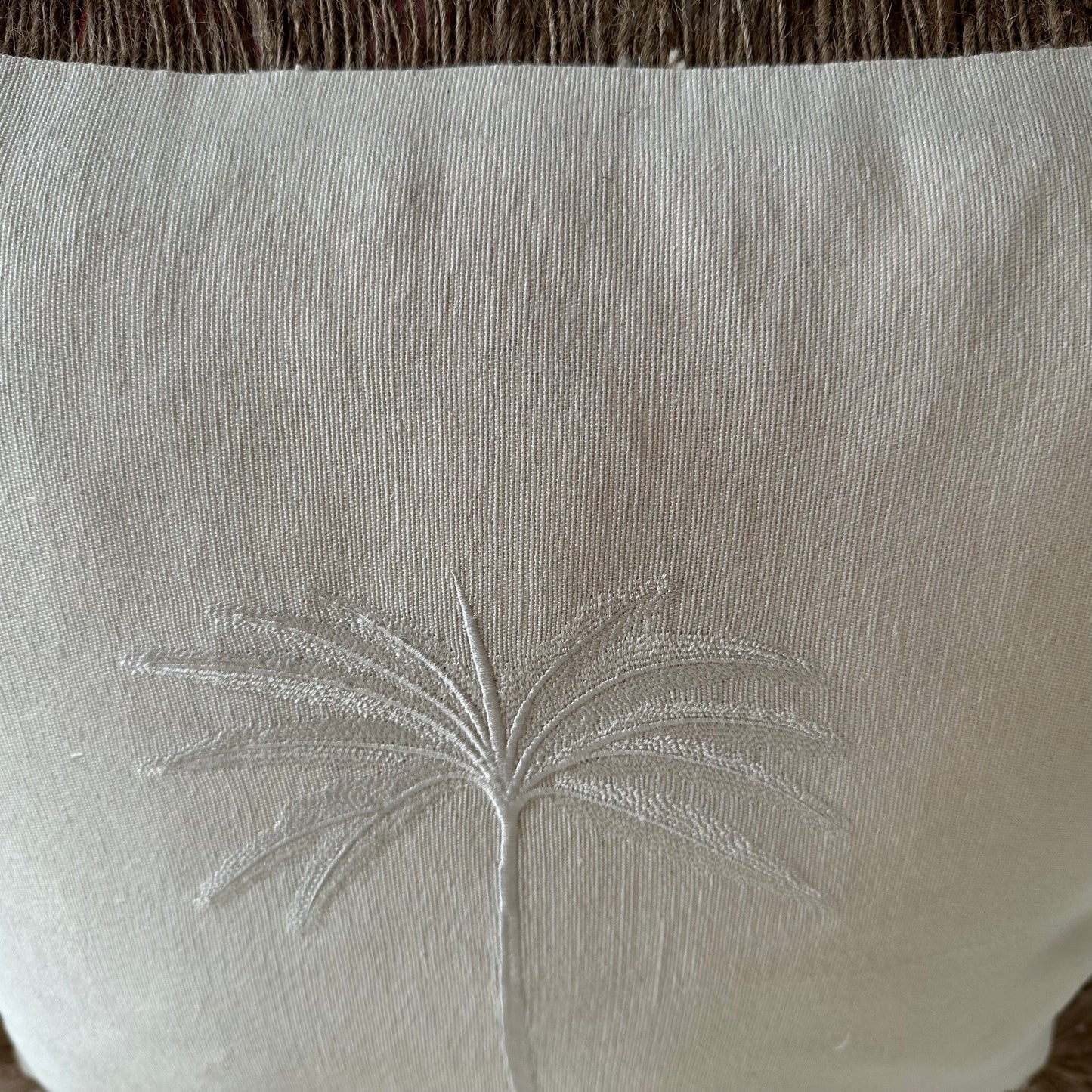 Amalfi Cushion Cover | PALM | 45cm | Only WHITE available