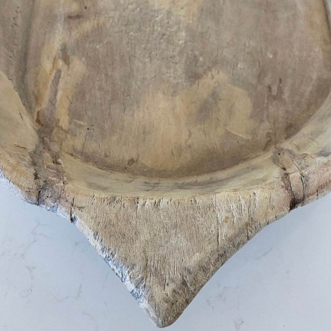 Raw Vintage Bleached Indian Parat/Bread Bowl | Style B