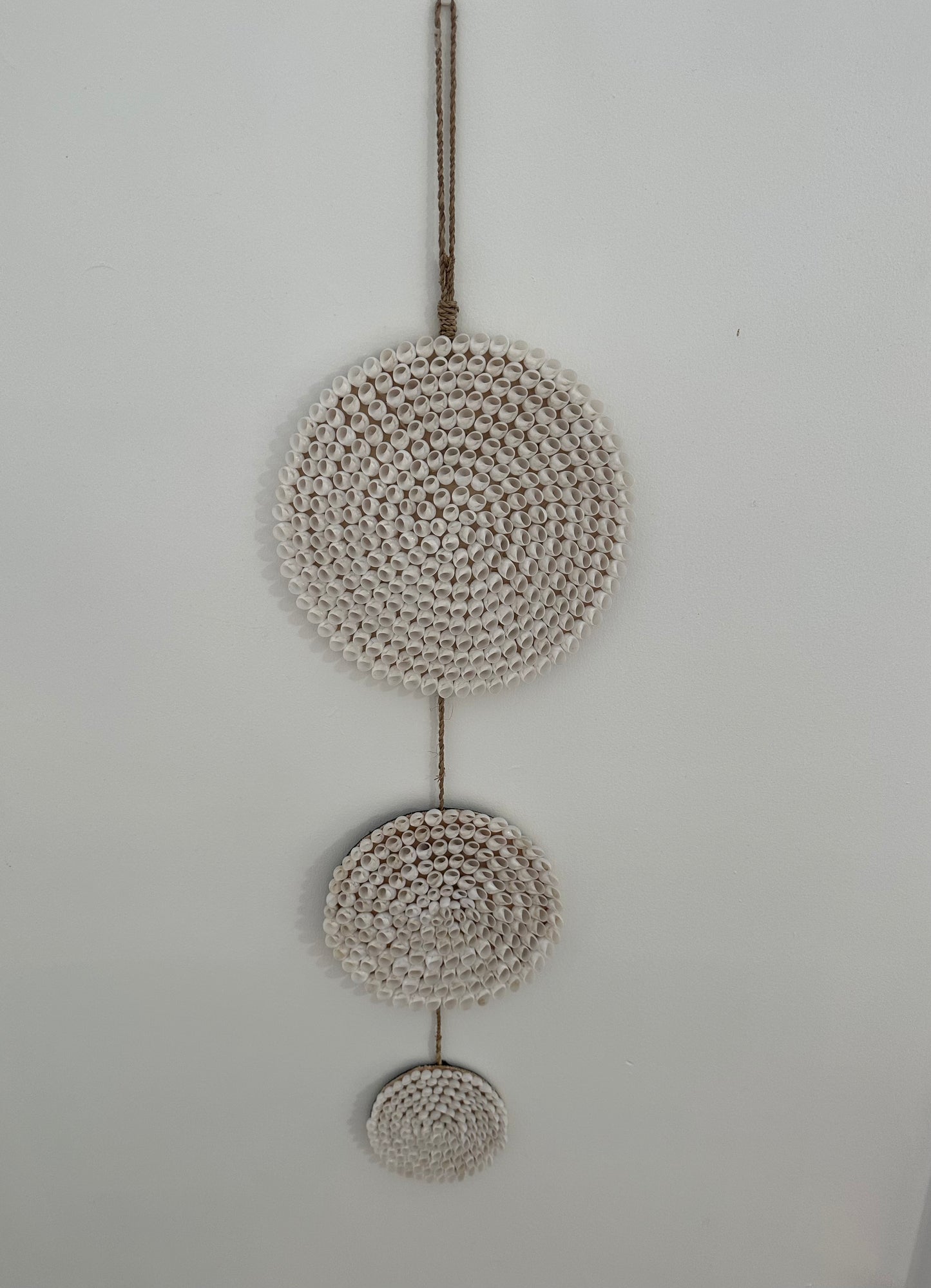 BoHo Shell Wall Hanging | Trio | White | ONLY 1 LEFT