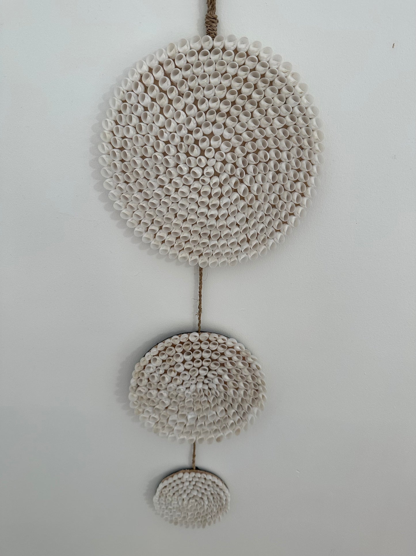 BoHo Shell Wall Hanging | Trio | White | ONLY 1 LEFT