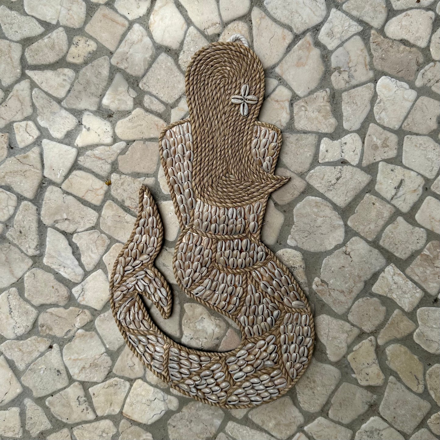 Boho Little Mermaid | Shell | Wall Hanging | 30cm | RE STOCKED