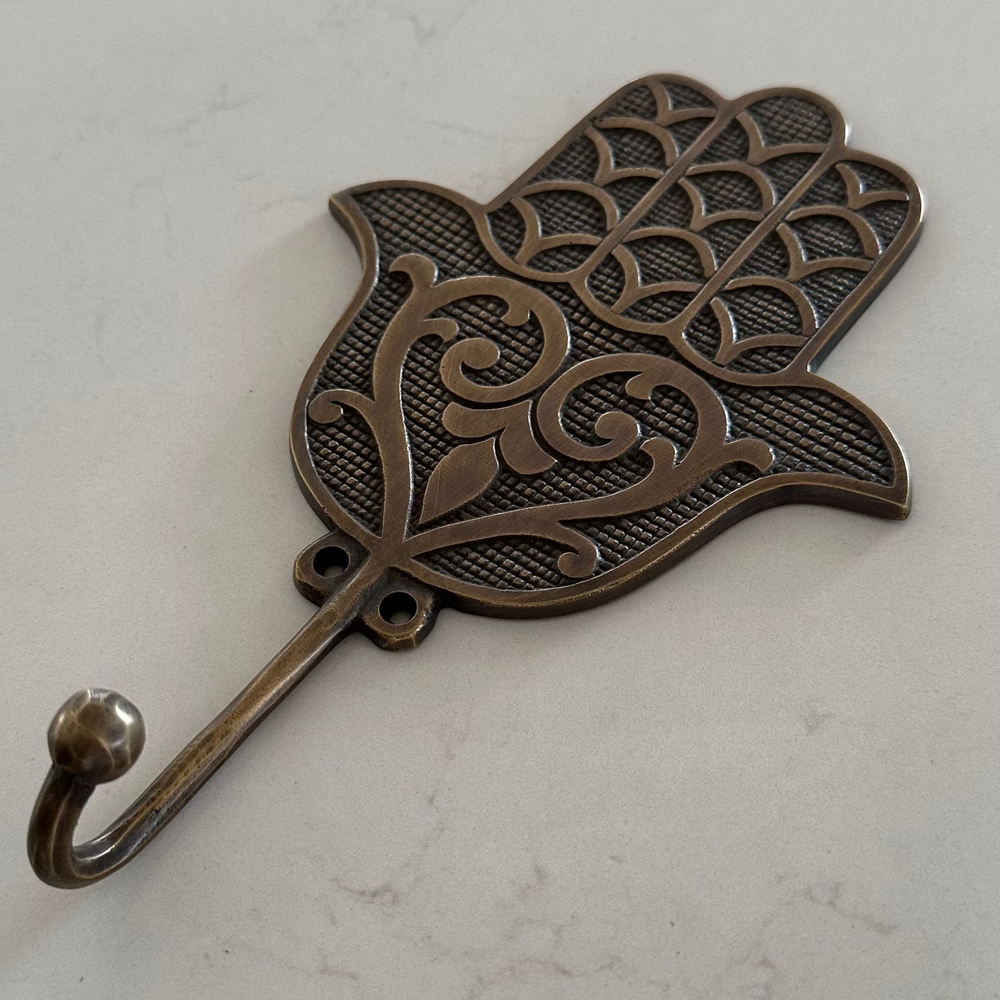 Boho Hamsa Brass Wall Hook | 4 Styles
