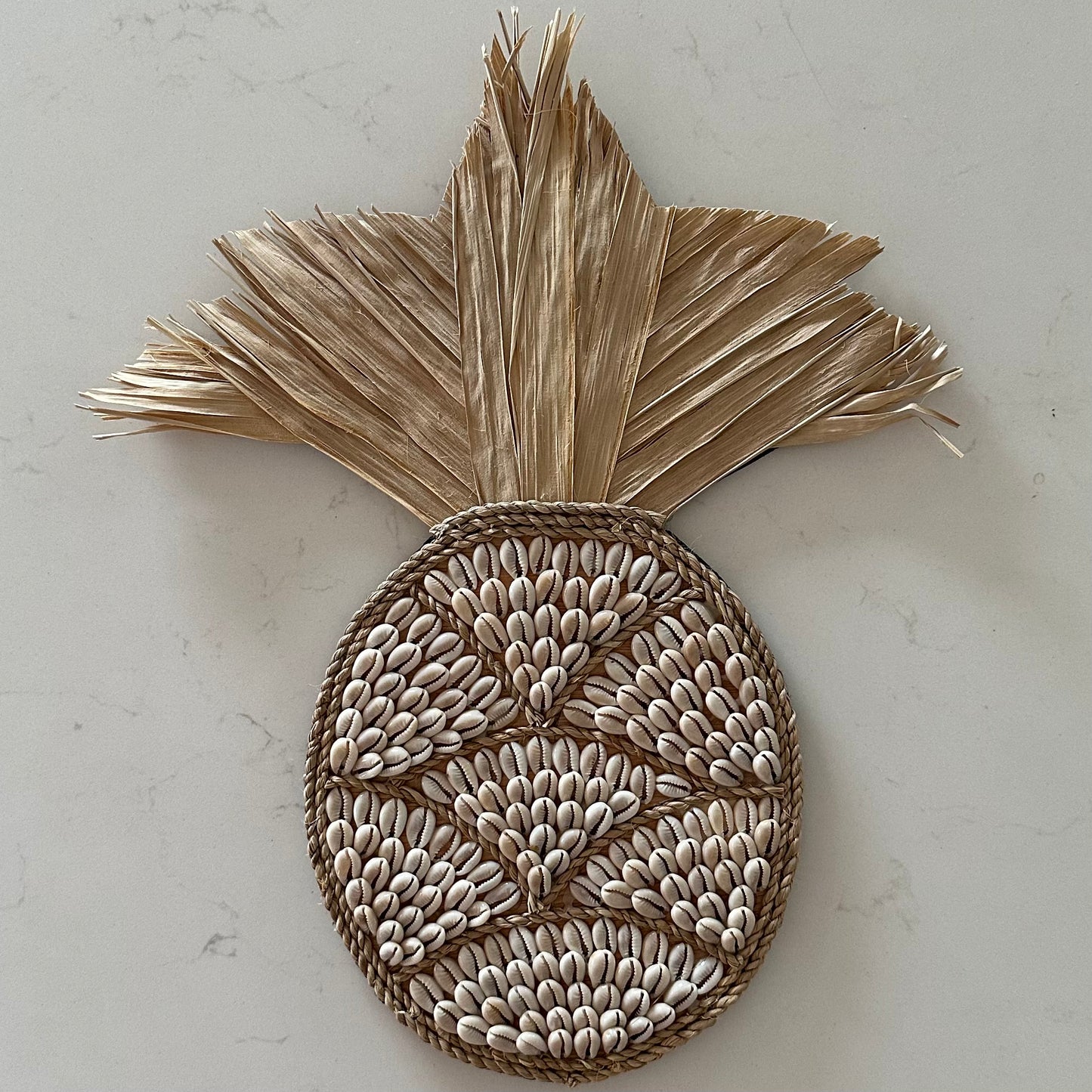 Pineapple Shell Wall Hanging COWRIE