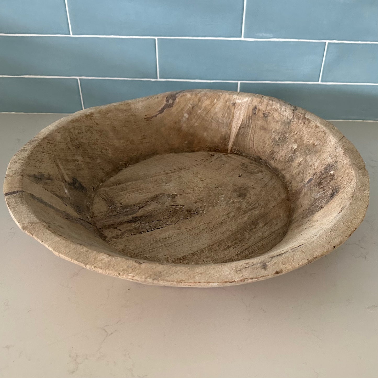 Raw Vintage Indian Parat Plate/Bowl