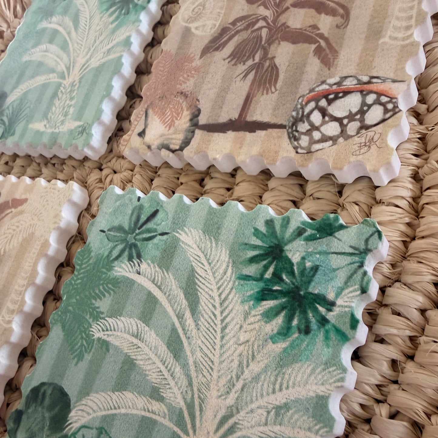 Drink Coasters | set of 4 | Tropical Vibes | NEW ARRIVAL