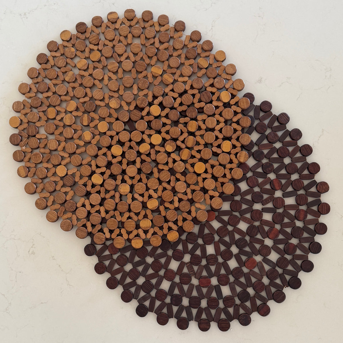 Bamboo Placemat XL | Chocolate or Tan