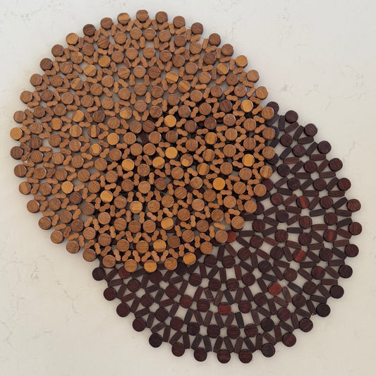 Bamboo Placemat XL | Chocolate or Tan