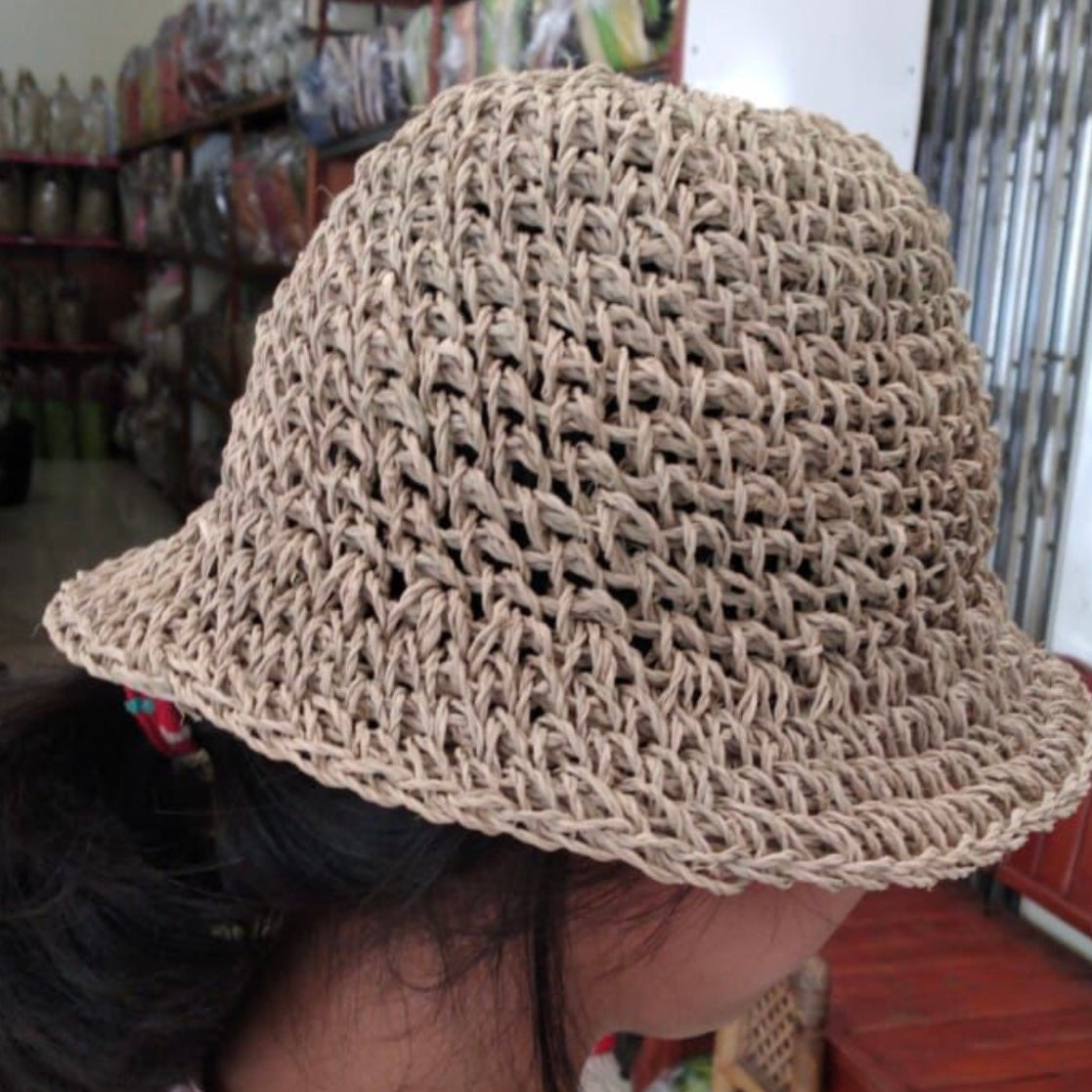 Natural Seagrass Bucket Hat | Just Arrived