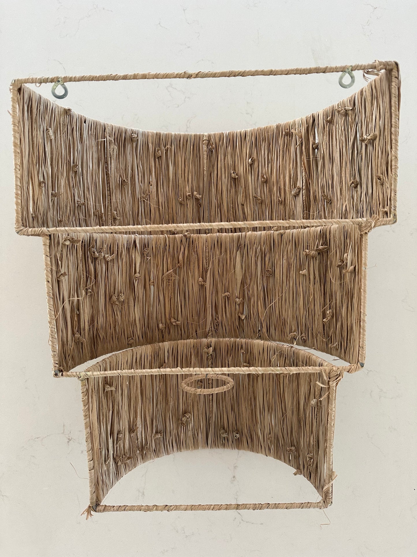 Raffia 3 Tier Wall Sconce | Natural | Medium | STYLE A