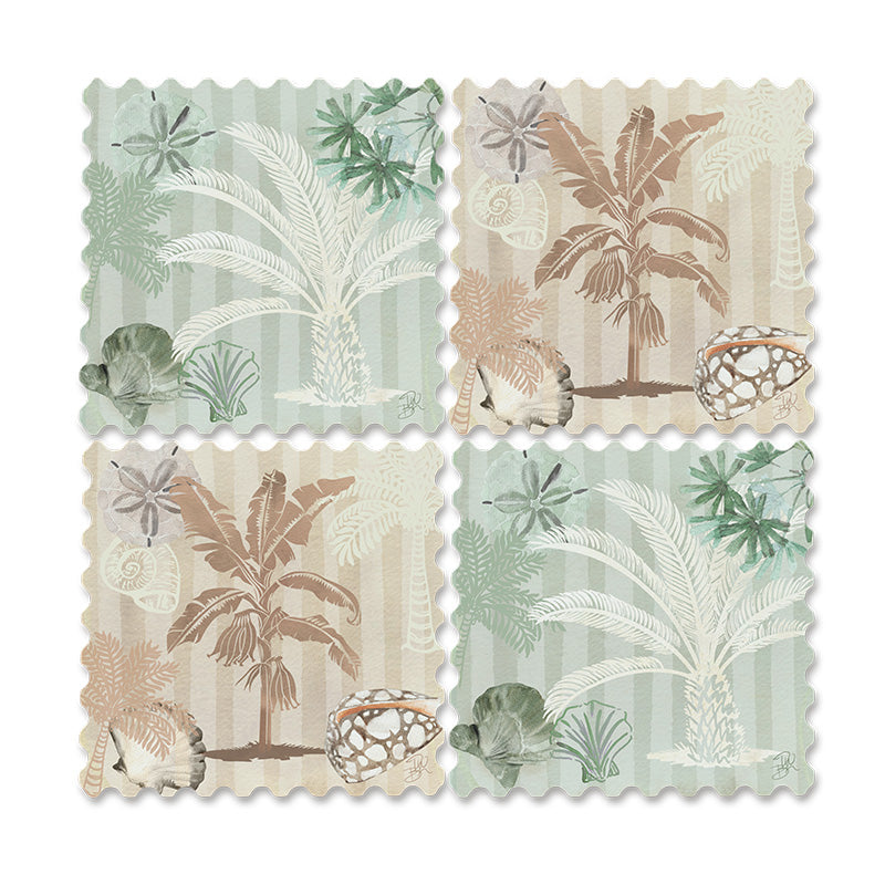 Drink Coasters | set of 4 | Tropical Vibes | NEW ARRIVAL
