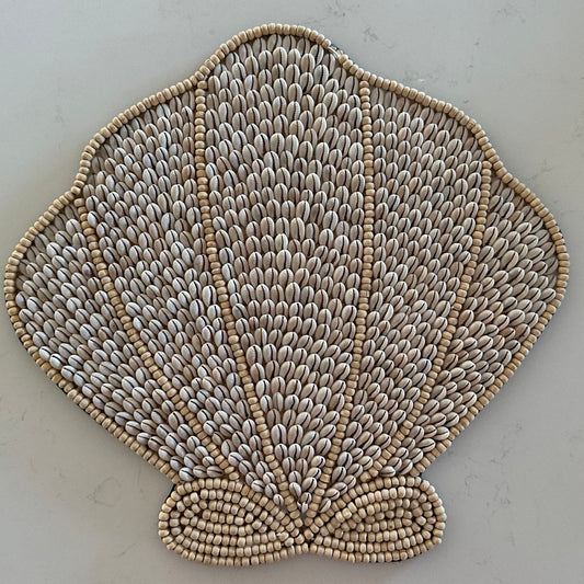 Cowrie Shells and Beads Clam Wall Hanging | SECOND/FAULTY