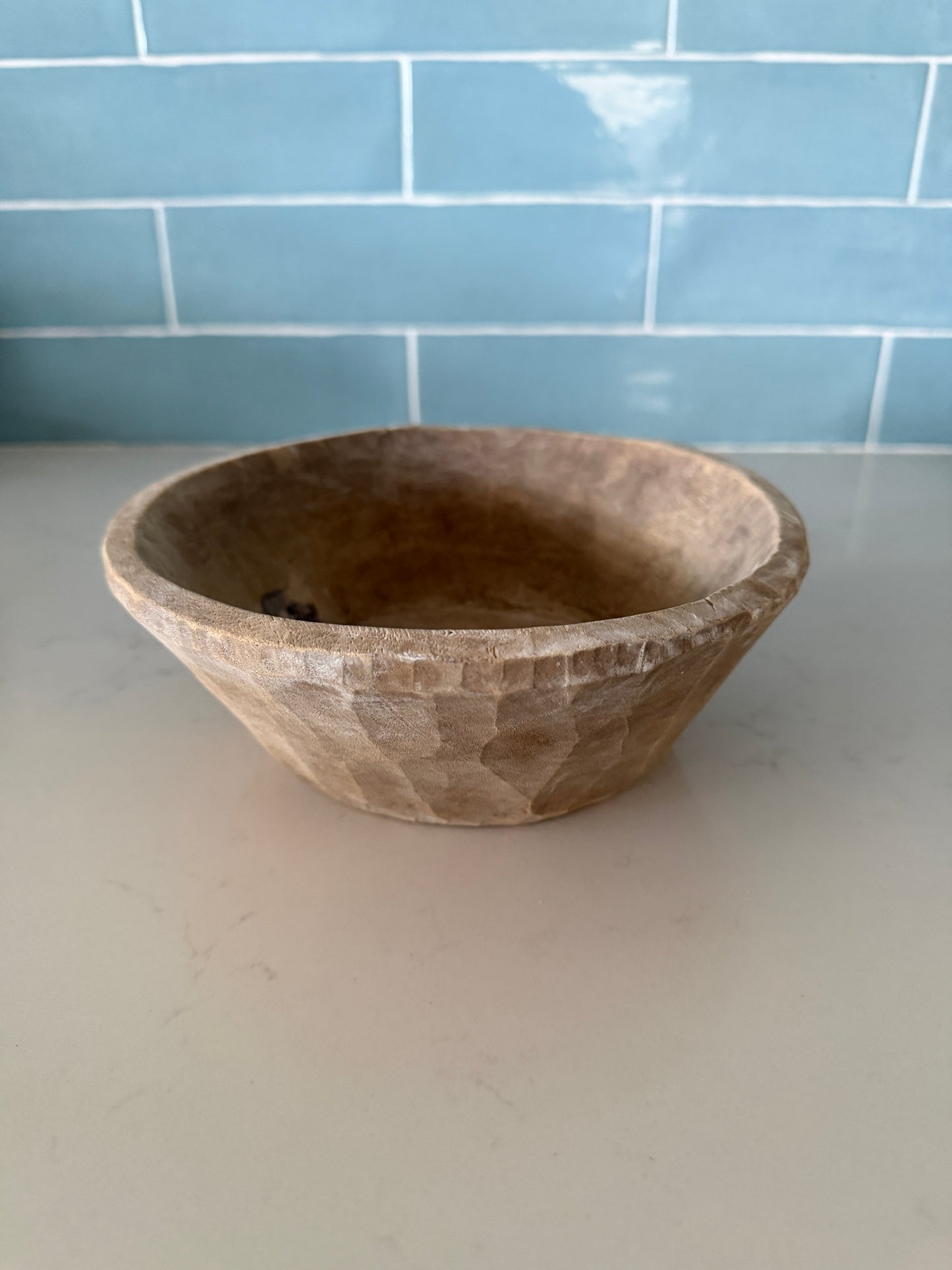 Raw Vintage Indian Parat Bowl | Bleached | Small | NEW ARRIVALS