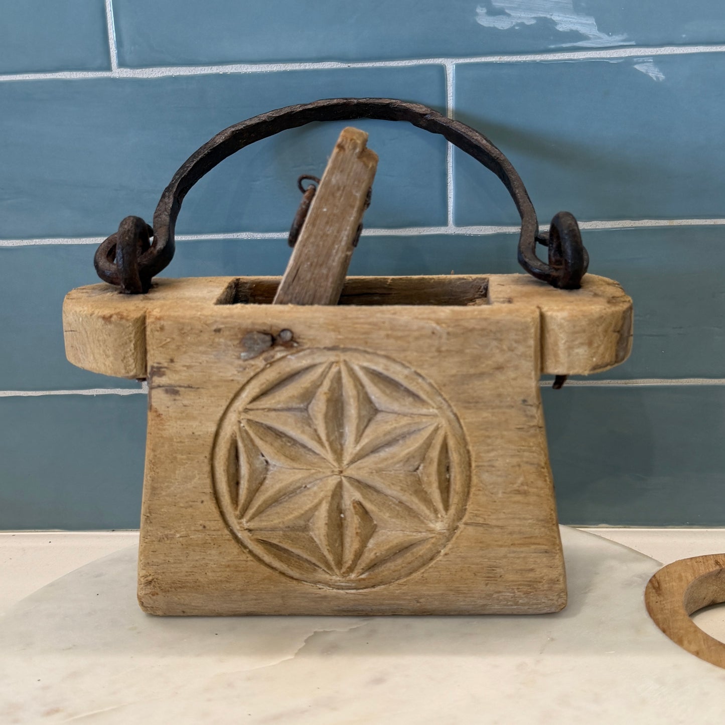 Raw Vintage Indian Oil Pot | #1