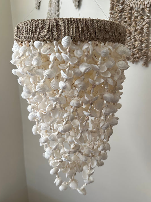 Tradewinds BoHo Shells Wind Chime Chandelier | Hanging | Medium