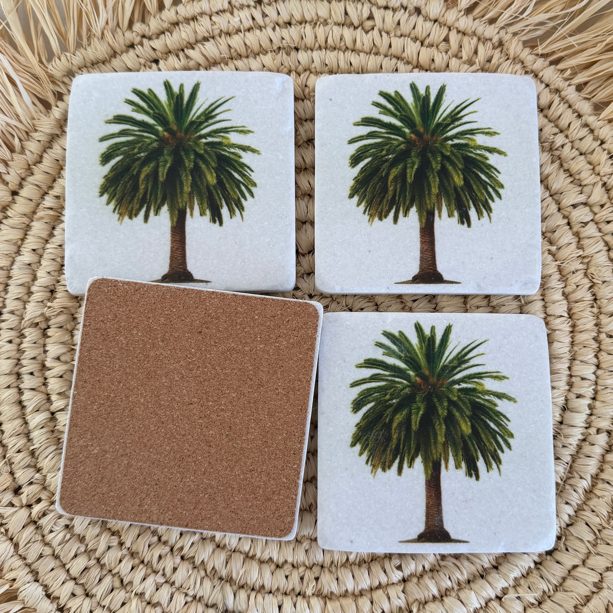 Drink Coasters | set of 4 | Desert Palm | NEW ARRIVAL