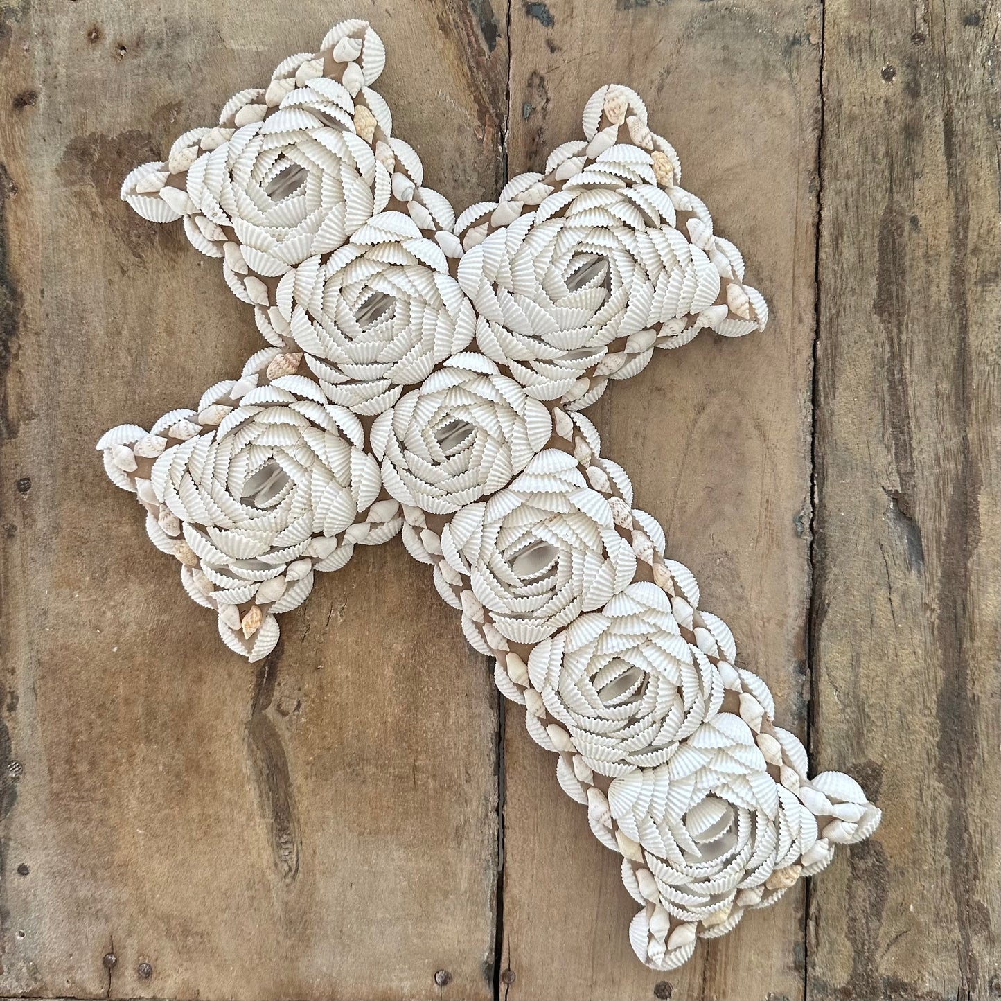 BoHo Shell Cross | Rose | Large