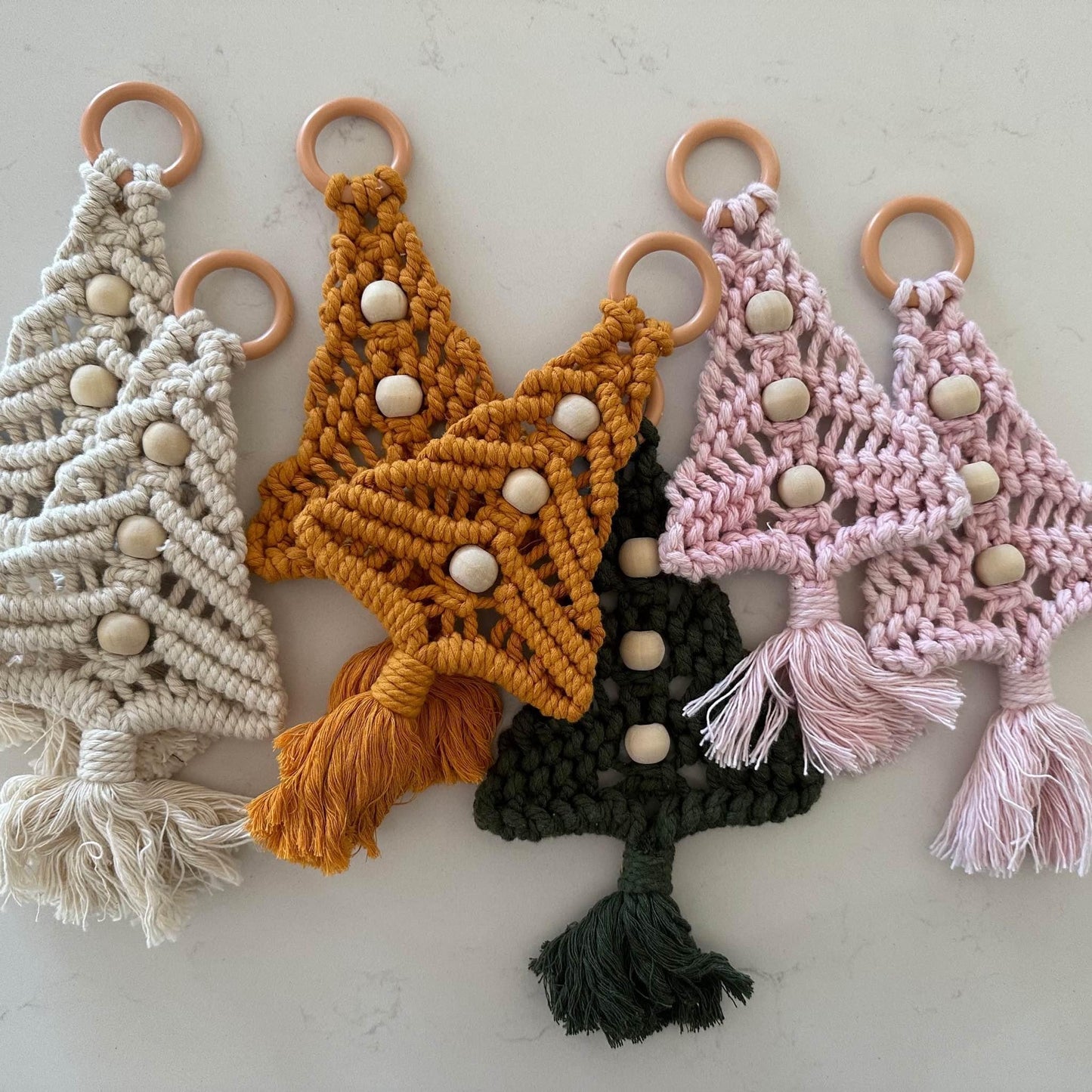 Boho Macrame and Bead Christmas Tree | Small | 4 Styles