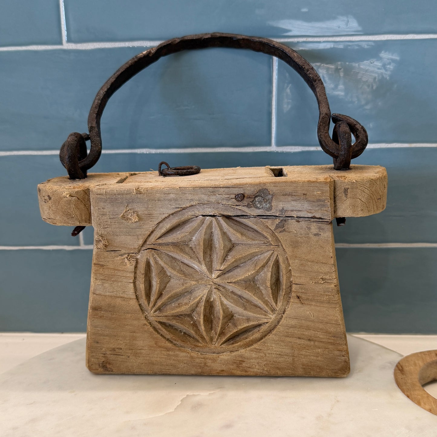 Raw Vintage Indian Oil Pot | #1