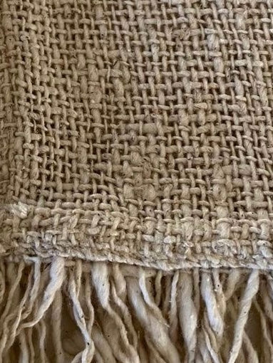 Islands Natural Cotton Table Runner | FRINGE | STONE | VANILLA | RE STOCKED
