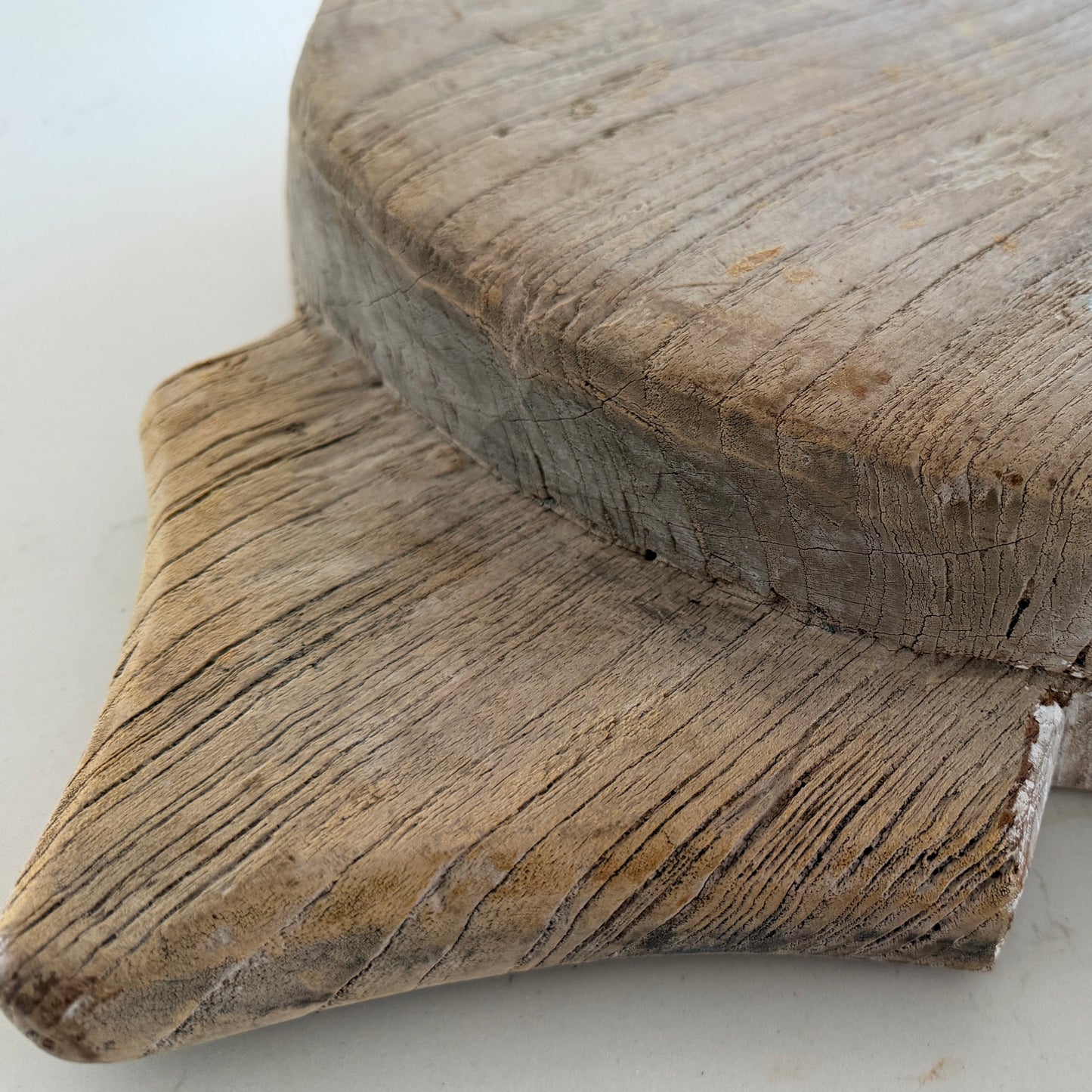 Raw Vintage Bleached Indian Parat Bowl/Plate | X Large | Style C