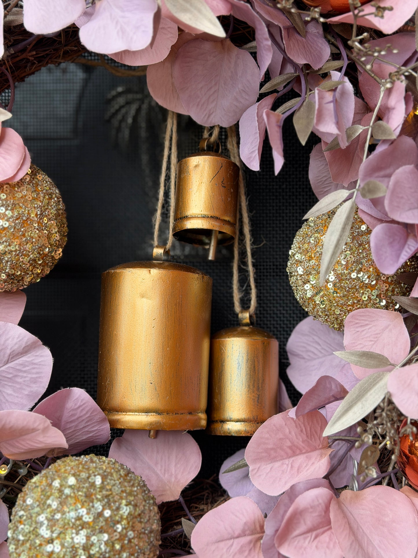 Bells Christmas Wind Chime | Rustic | 3 hanging bells | ONLY 2 LEFT